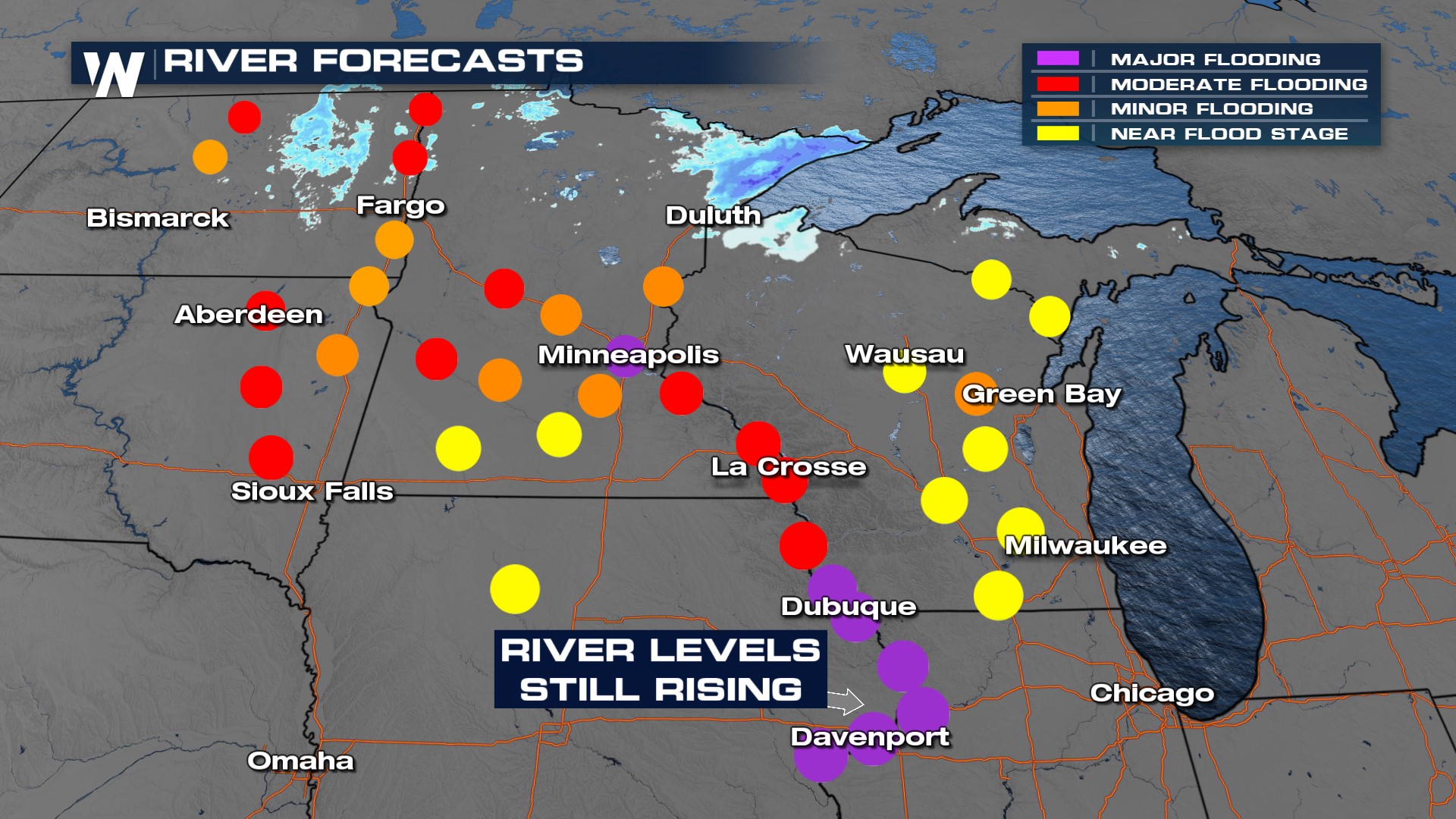 Water Levels Still at Major Flood Stage Along The Mississippi ...