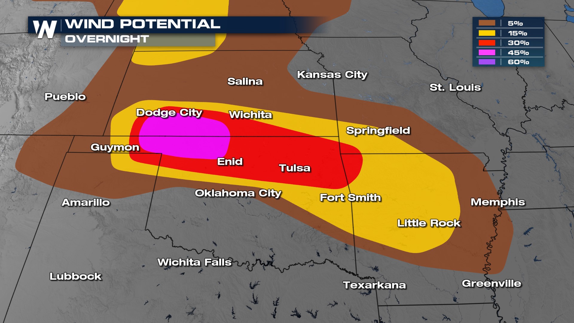 Intense Severe Thunderstorms Possible Overnight Across Kansas and ...
