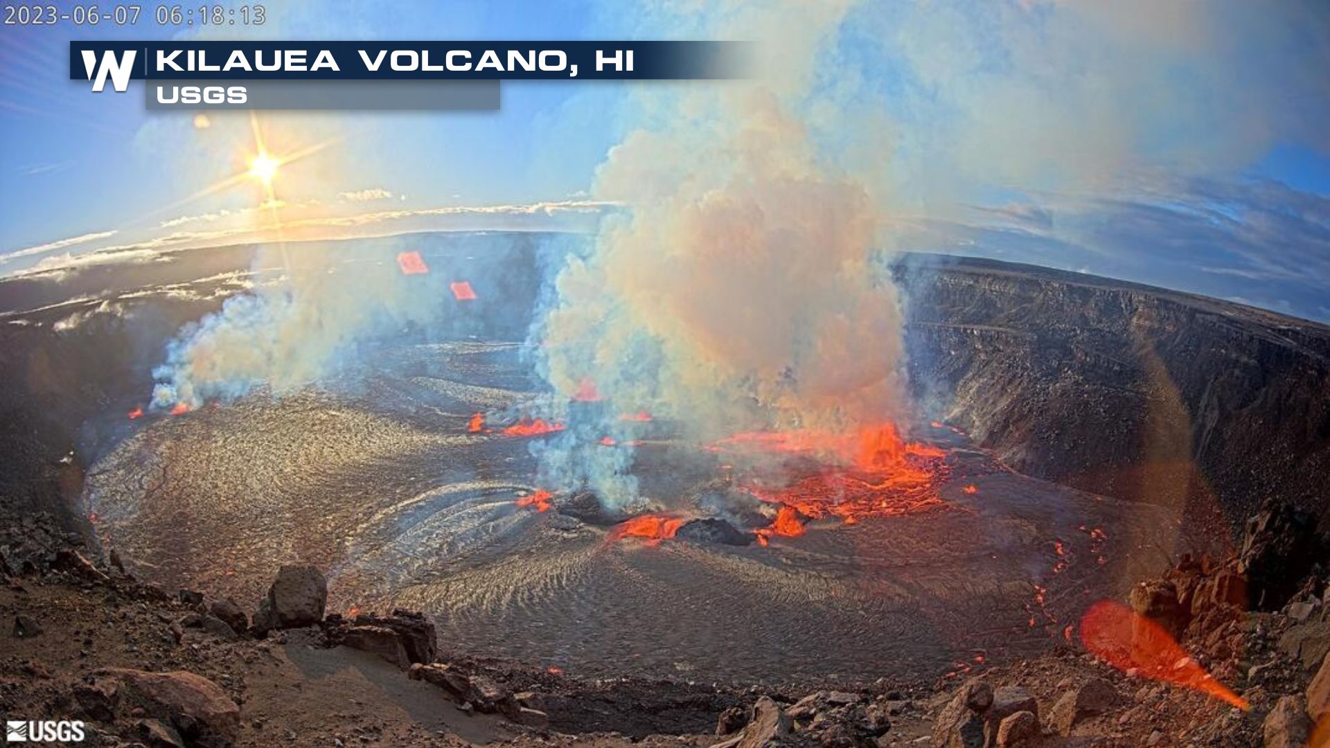 Kilauea Volcano Erupting in Hawaii WeatherNation