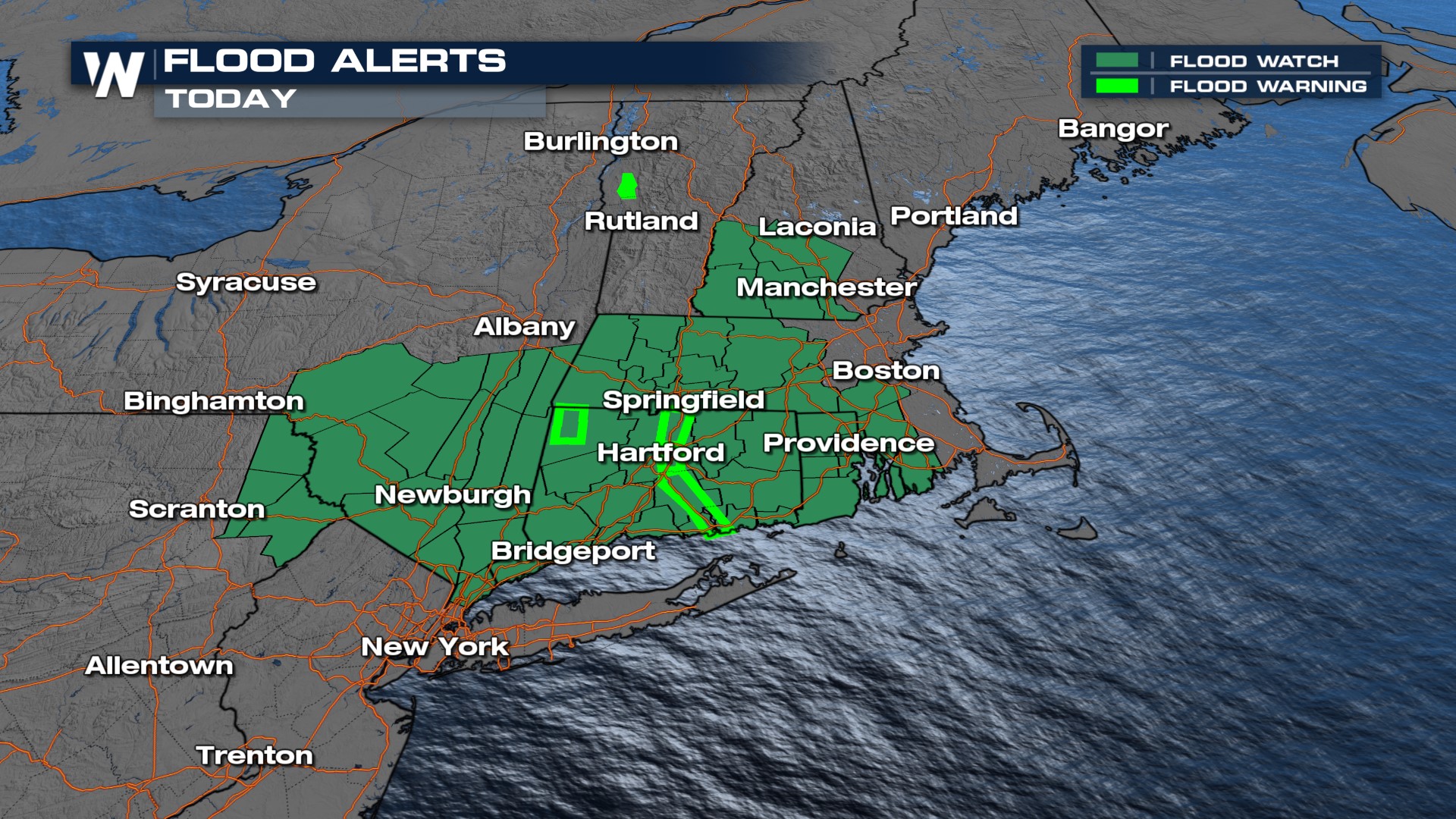 Heavy Rain & Severe Storms on the East Coast Today - WeatherNation