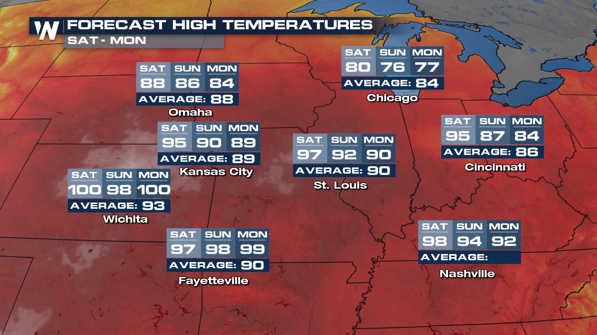 Some Relief Ahead from the Heat in the Central U.S. - WeatherNation