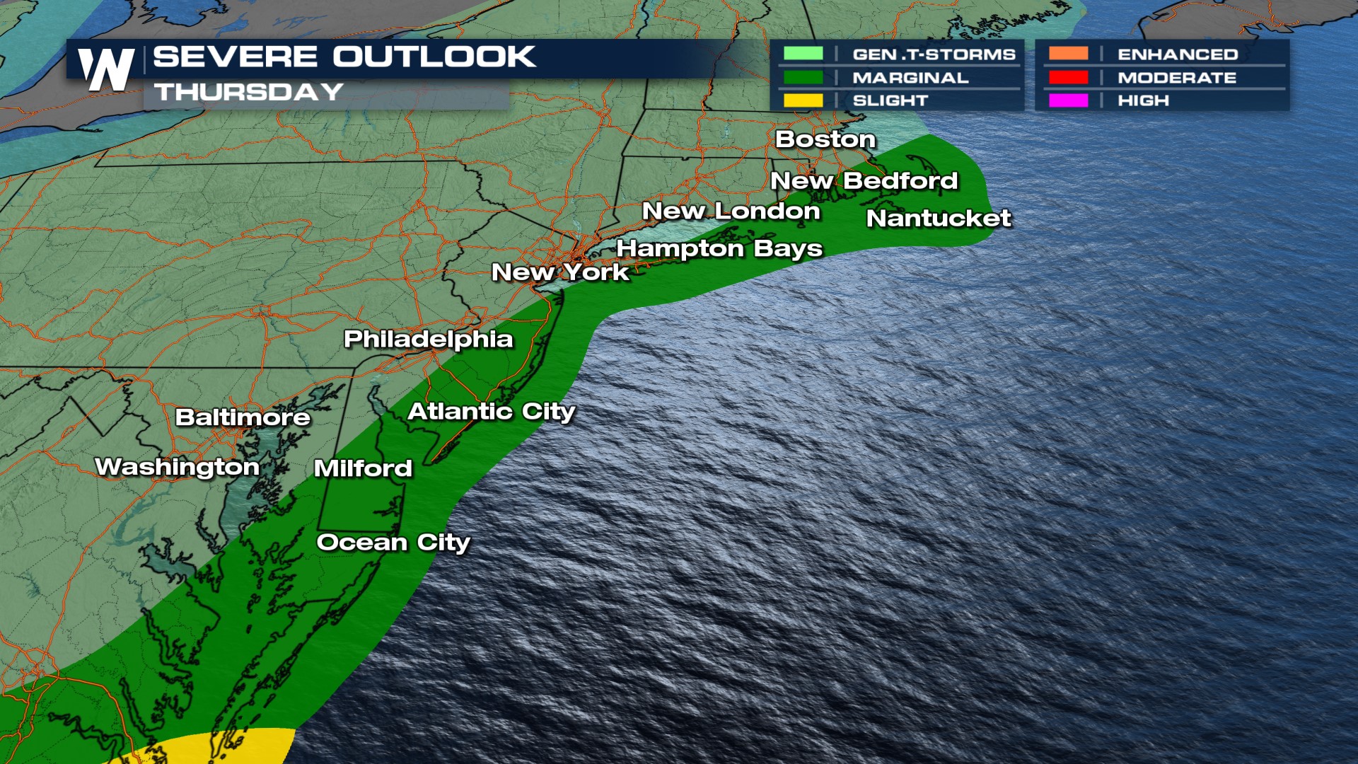 Flood Risk Thursday, More Storms Saturday in the Northeast - WeatherNation