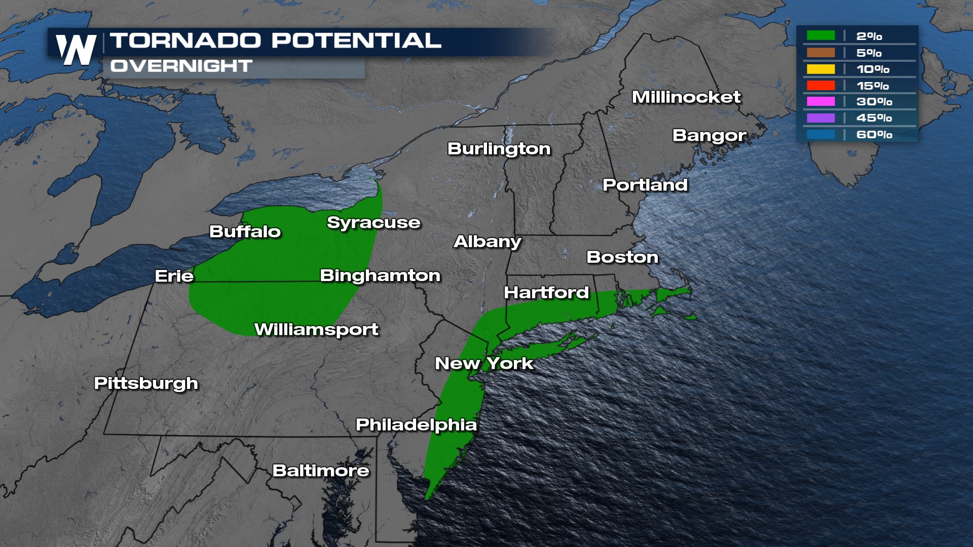 Stormy Overnight in the Atlantic Seaboard WeatherNation