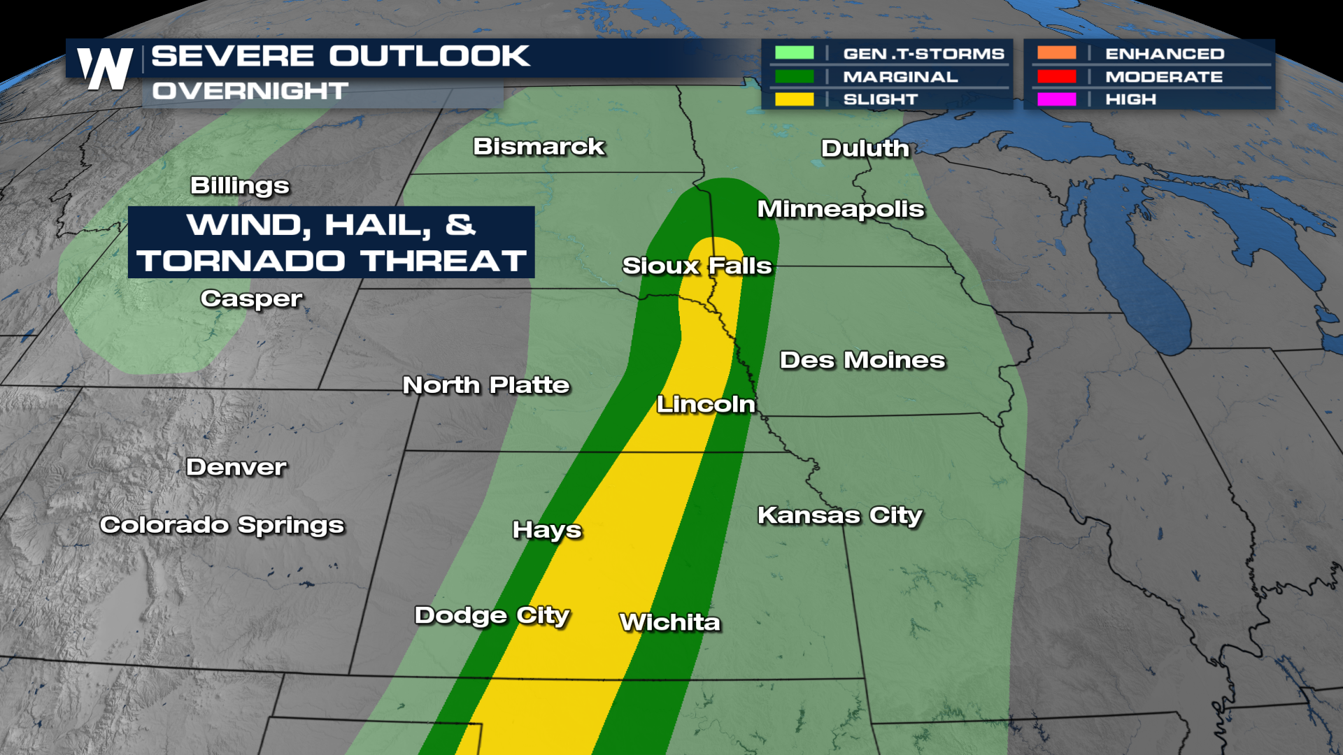 Iowa severe weather forecast shows tornadoes, wind, hail possible