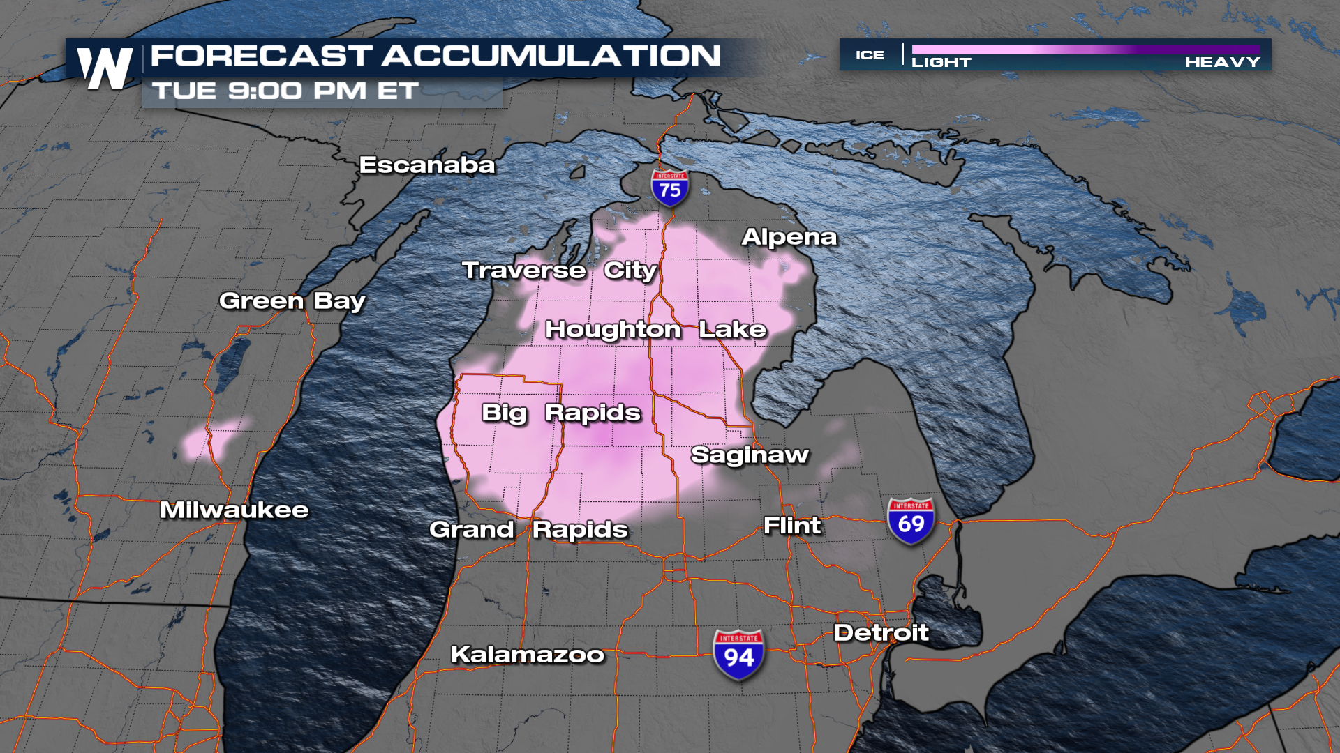 Ice, Snow and Rain for the Great Lakes - WeatherNation
