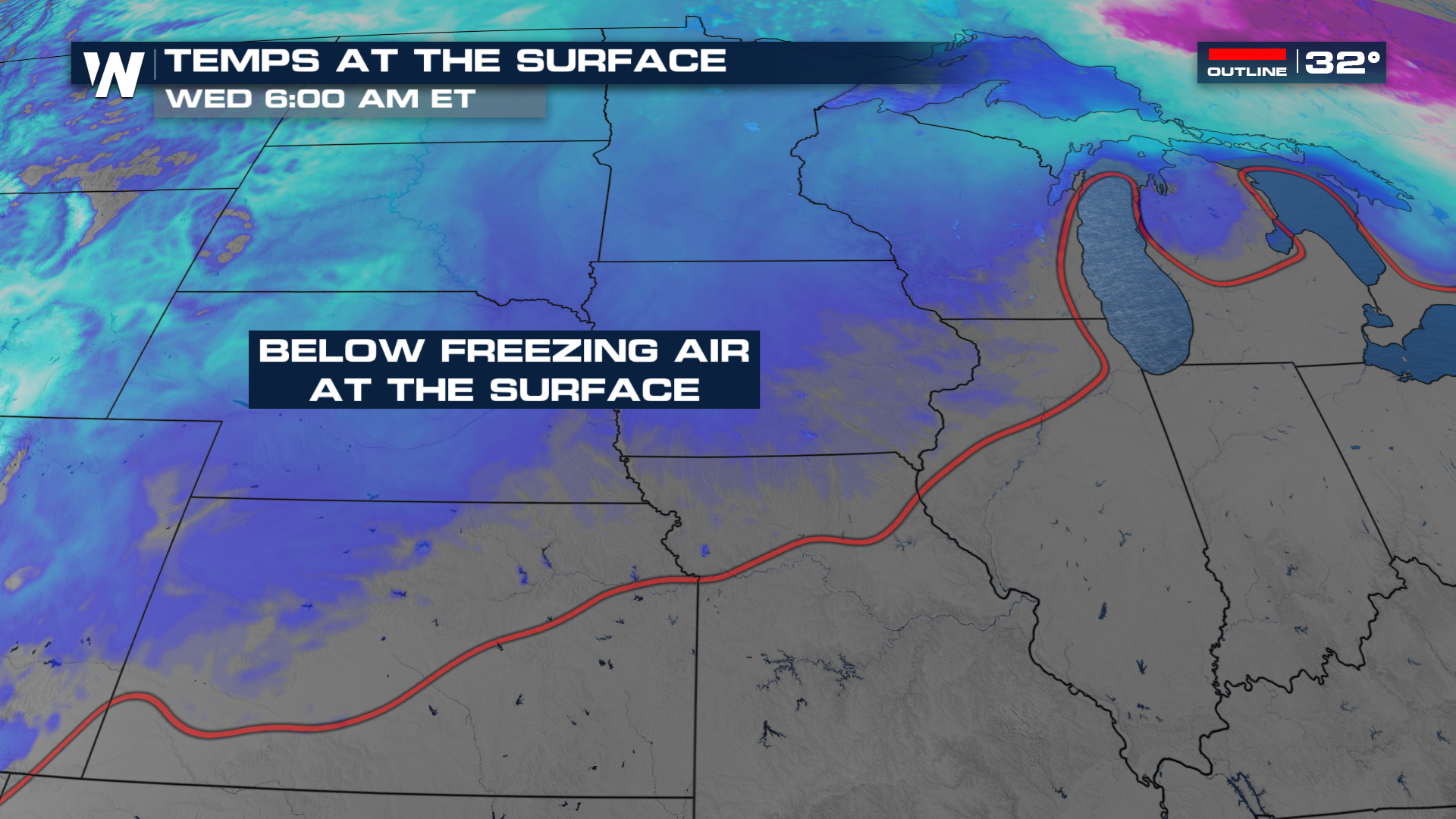 Rain, Ice for the Great Lakes Region - WeatherNation