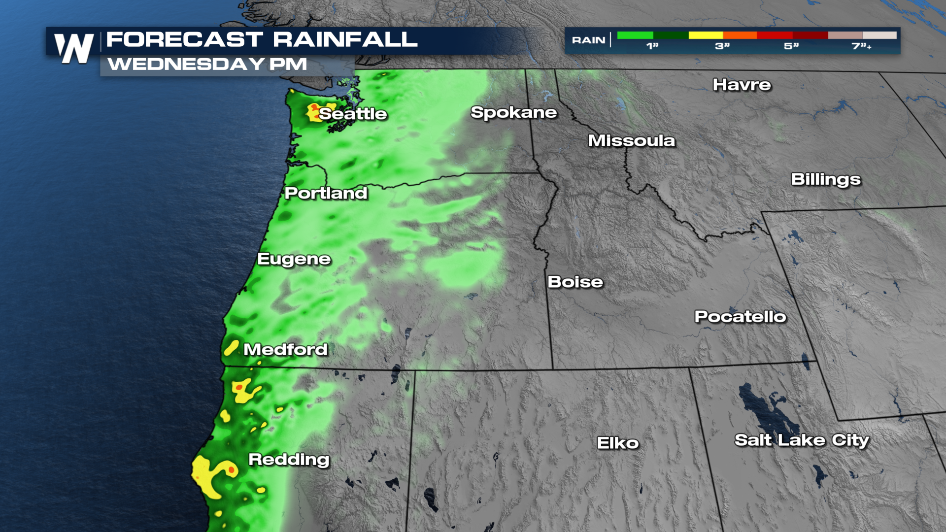 Parade of Rain Marches on in the Northwest - WeatherNation