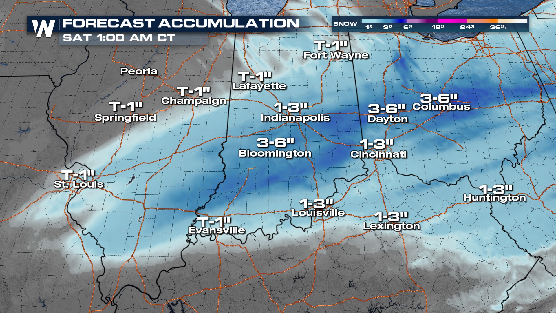 Snow for the Midwest and Great Plains through Friday - WeatherNation