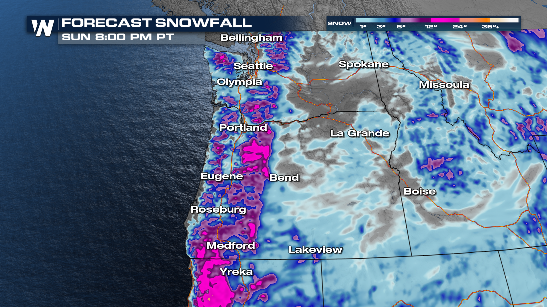 Heavy Rain & Snow in the Northwest - WeatherNation