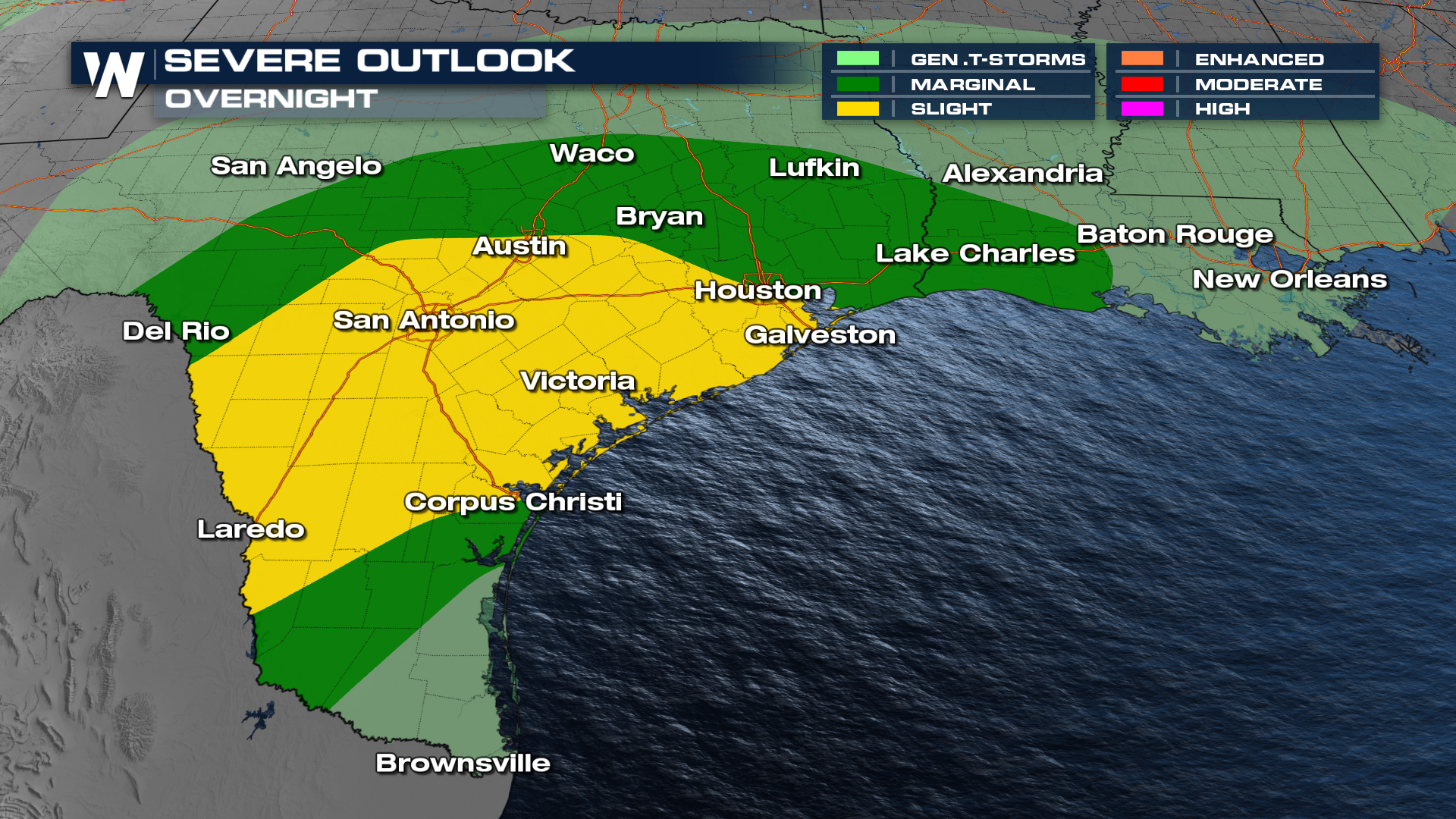 Severe Storms Saturday Night: Large Hail in Texas and Louisiana ...