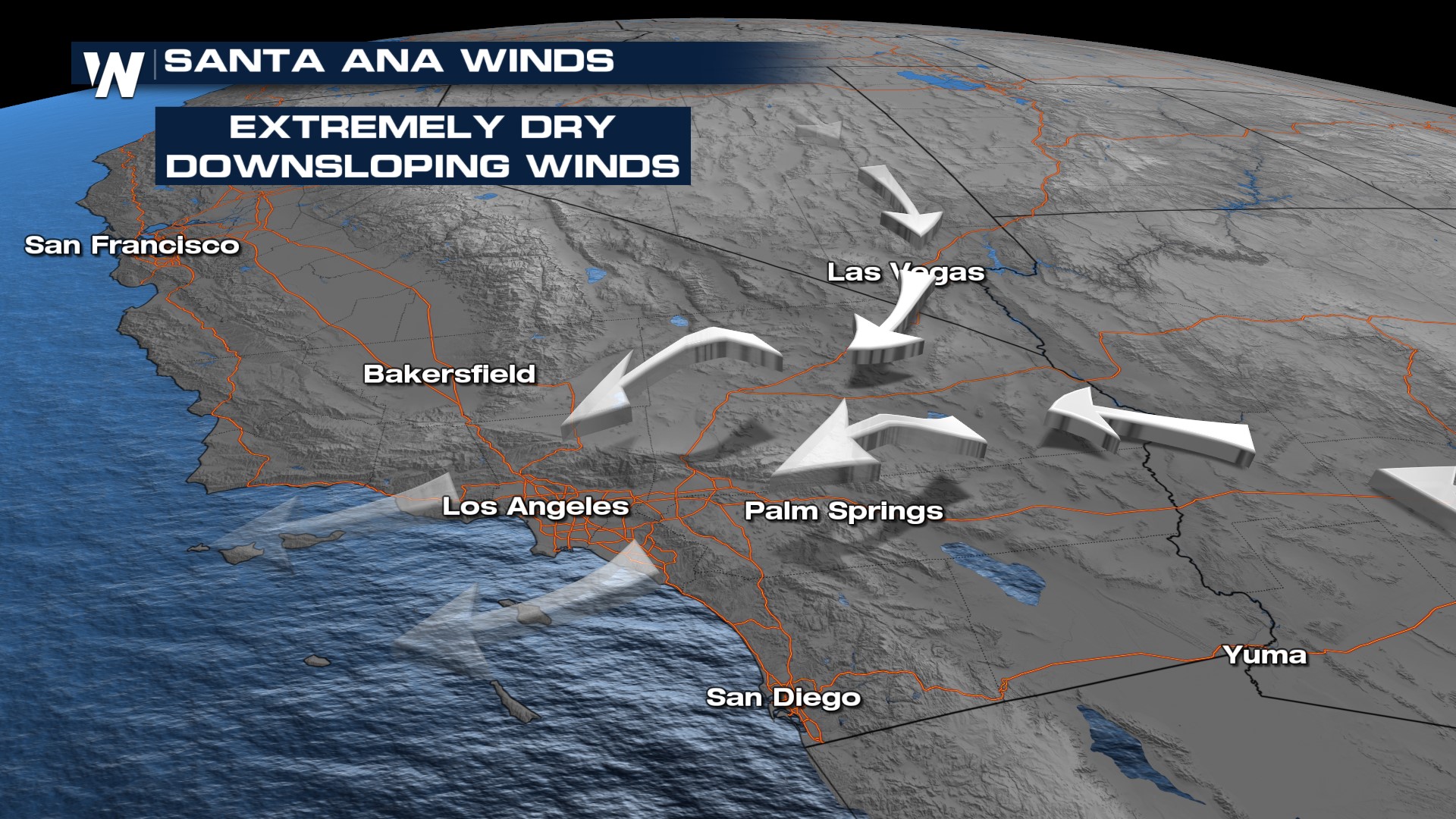 Tropical Storm Force Winds In California - WeatherNation