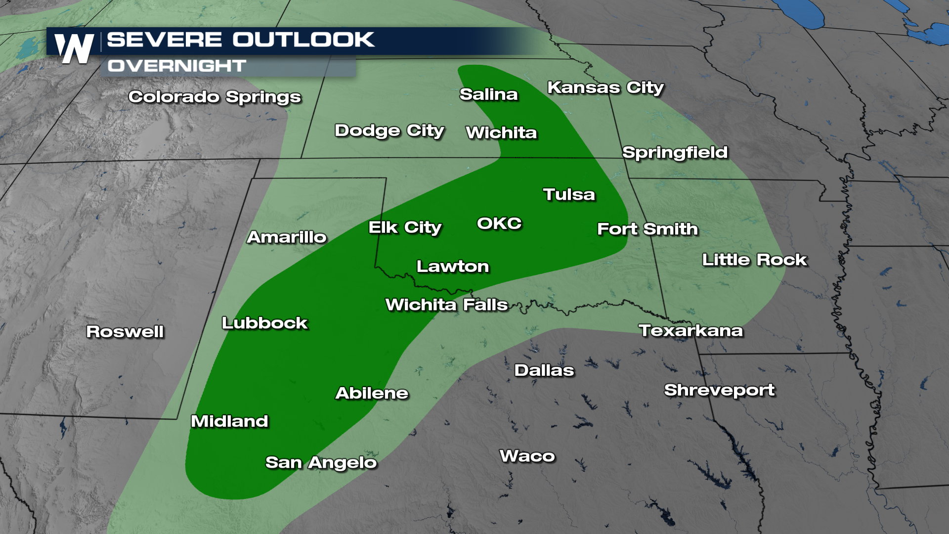 Overnight Storms in Texas and Oklahoma - WeatherNation