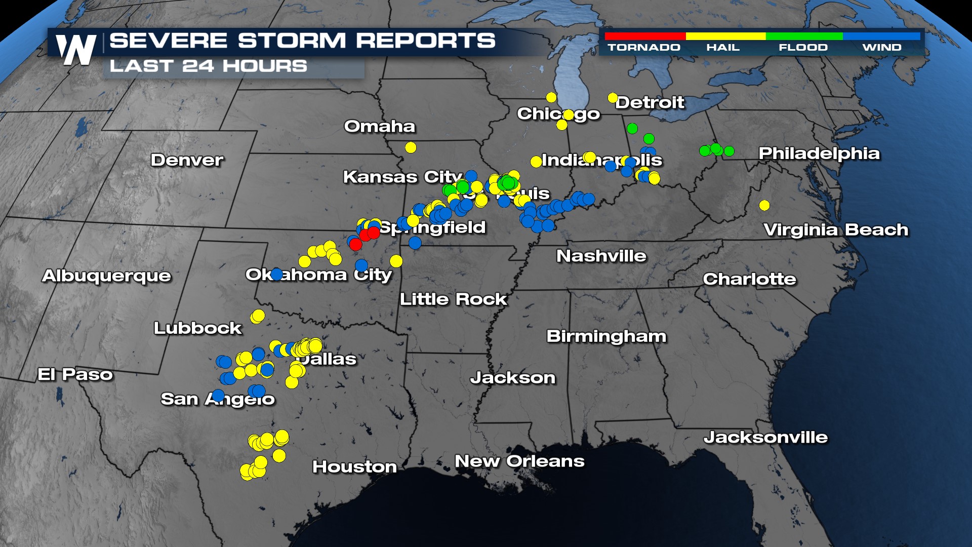 Grapefruit Hail Pummels Plains, Midwest - WeatherNation