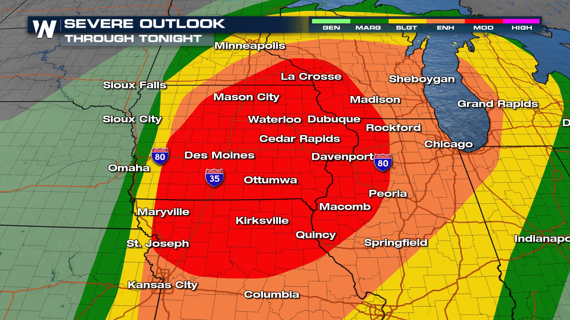 Deadly Tornadoes, Hurricane Force Winds Slam Iowa - WeatherNation