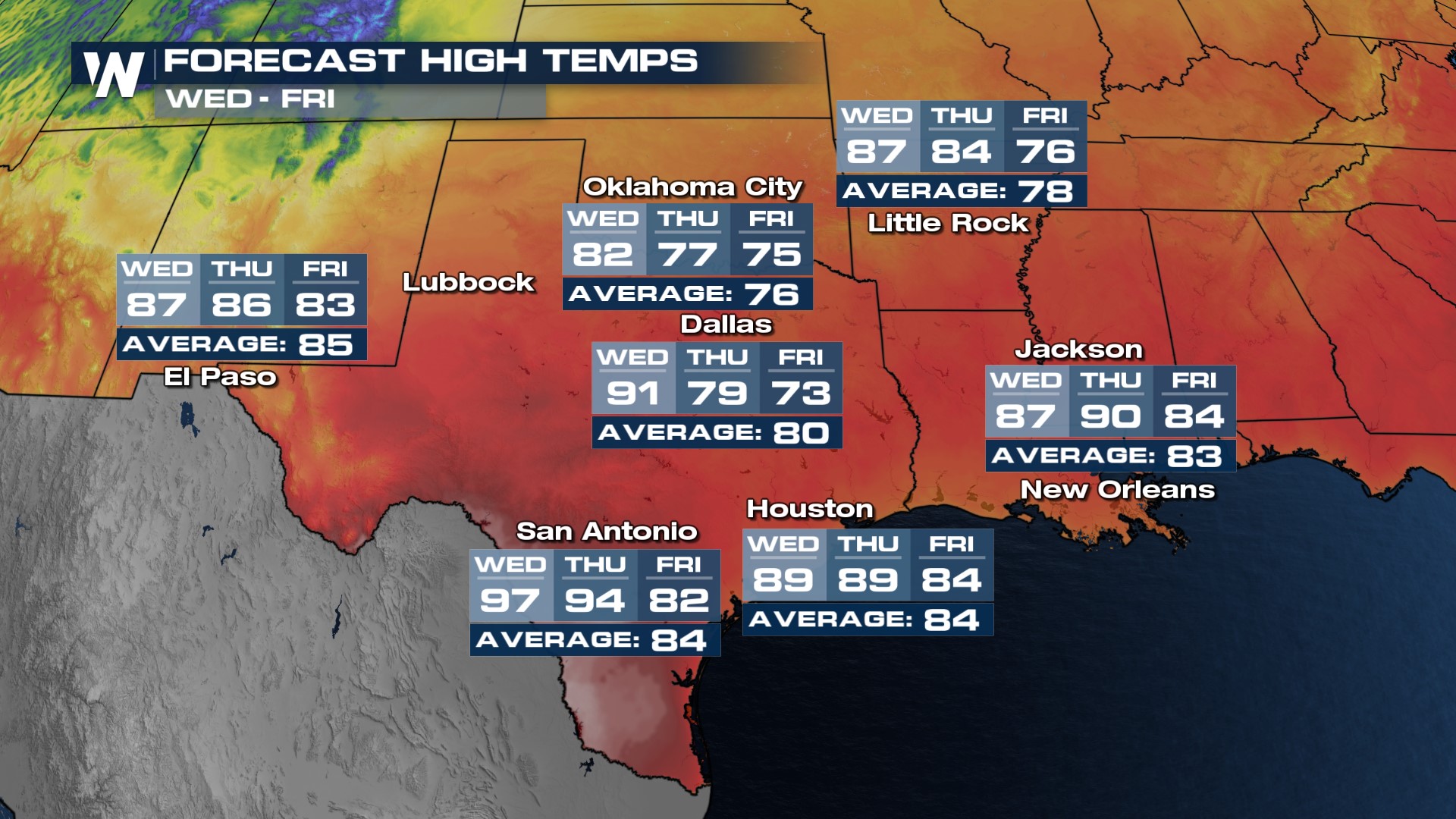 Record Highs in Jeopardy Along the Gulf Coast - WeatherNation