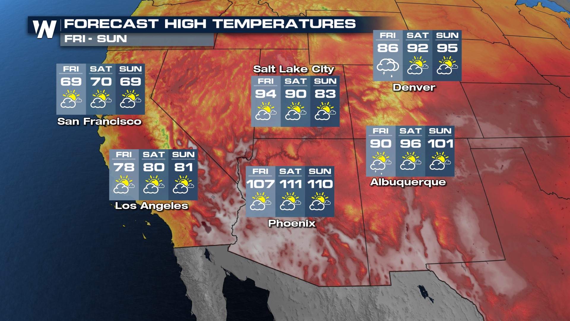 Heat Bakes the West, Some Relief Coming - WeatherNation