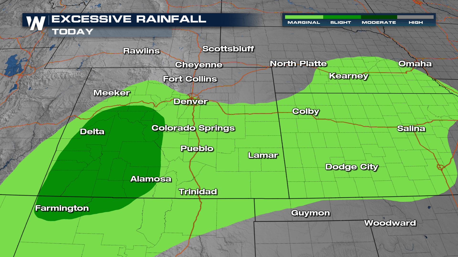 Wind and Hail Possible Along the Front Range Sunday - WeatherNation