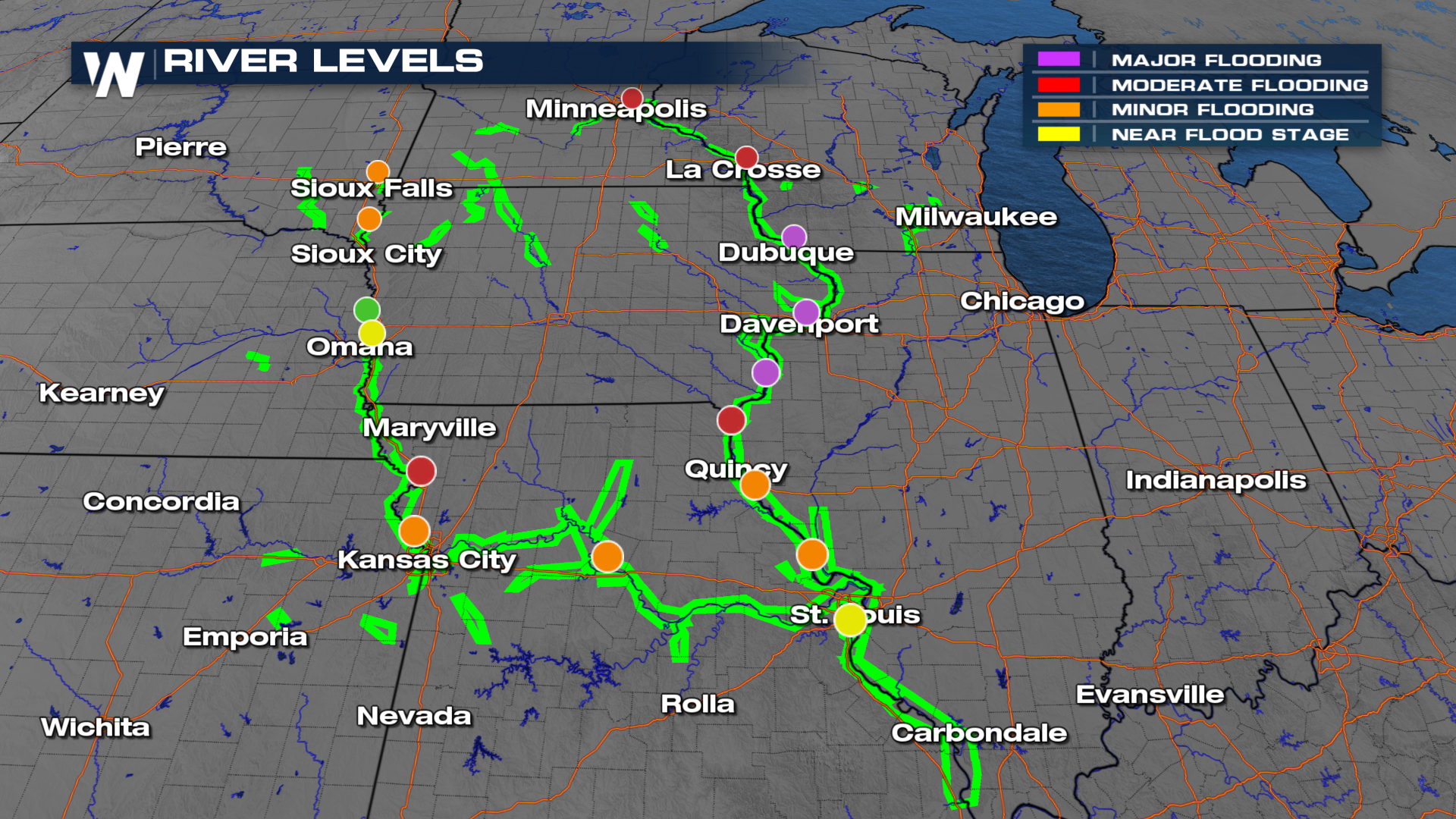 Flooding & Severe Storms in the Midwest & Plains - WeatherNation