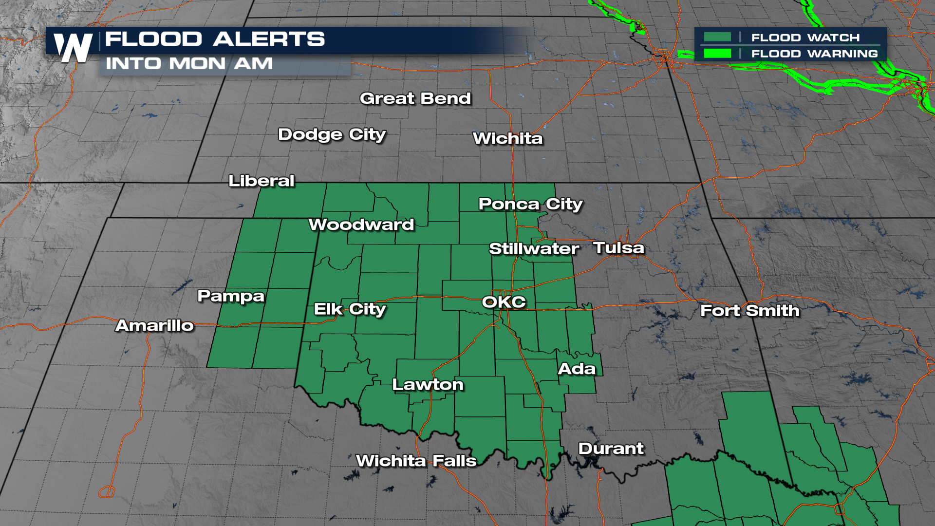 Severe Threat in the Plains Sunday - WeatherNation