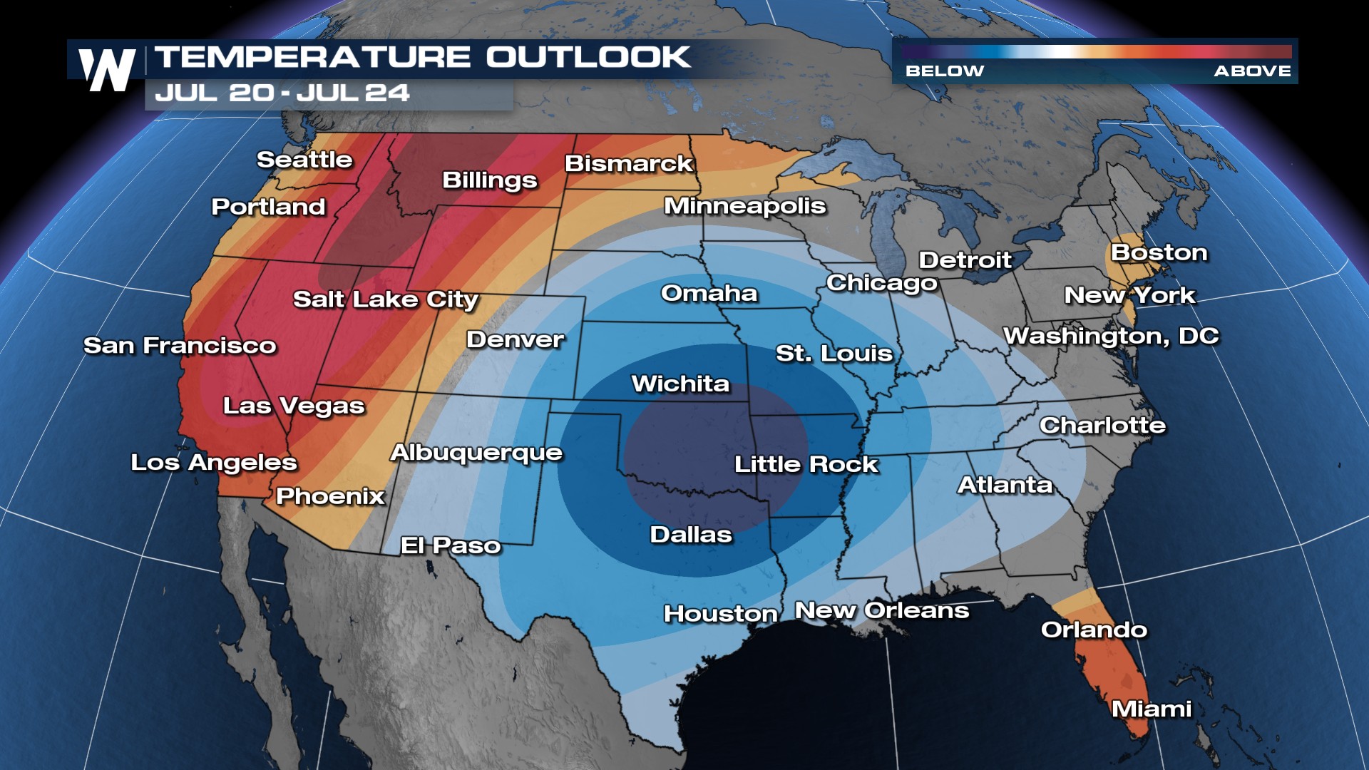 Extended Forecast: Cool Down in Sight for Central U.S., Midwest