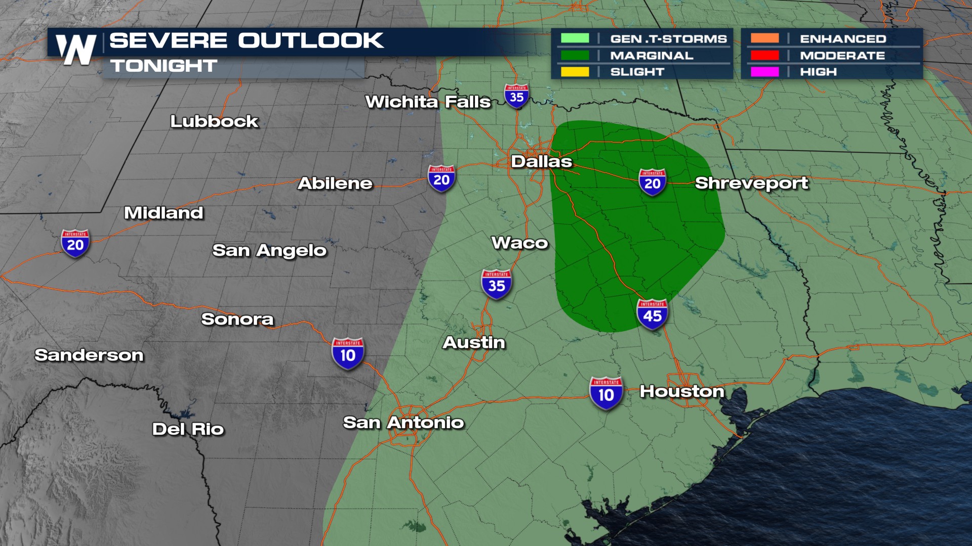 Severe Storms in Texas Continue Friday - WeatherNation