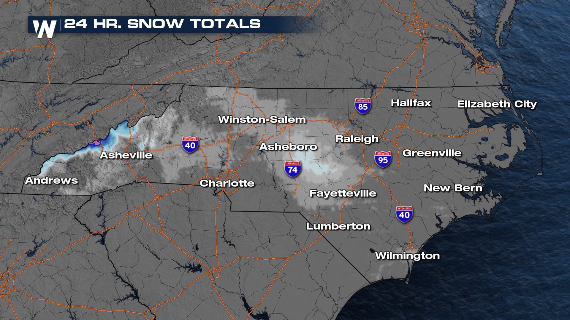 The First Snow in Almost 3 Years Fell in North Carolina! - WeatherNation