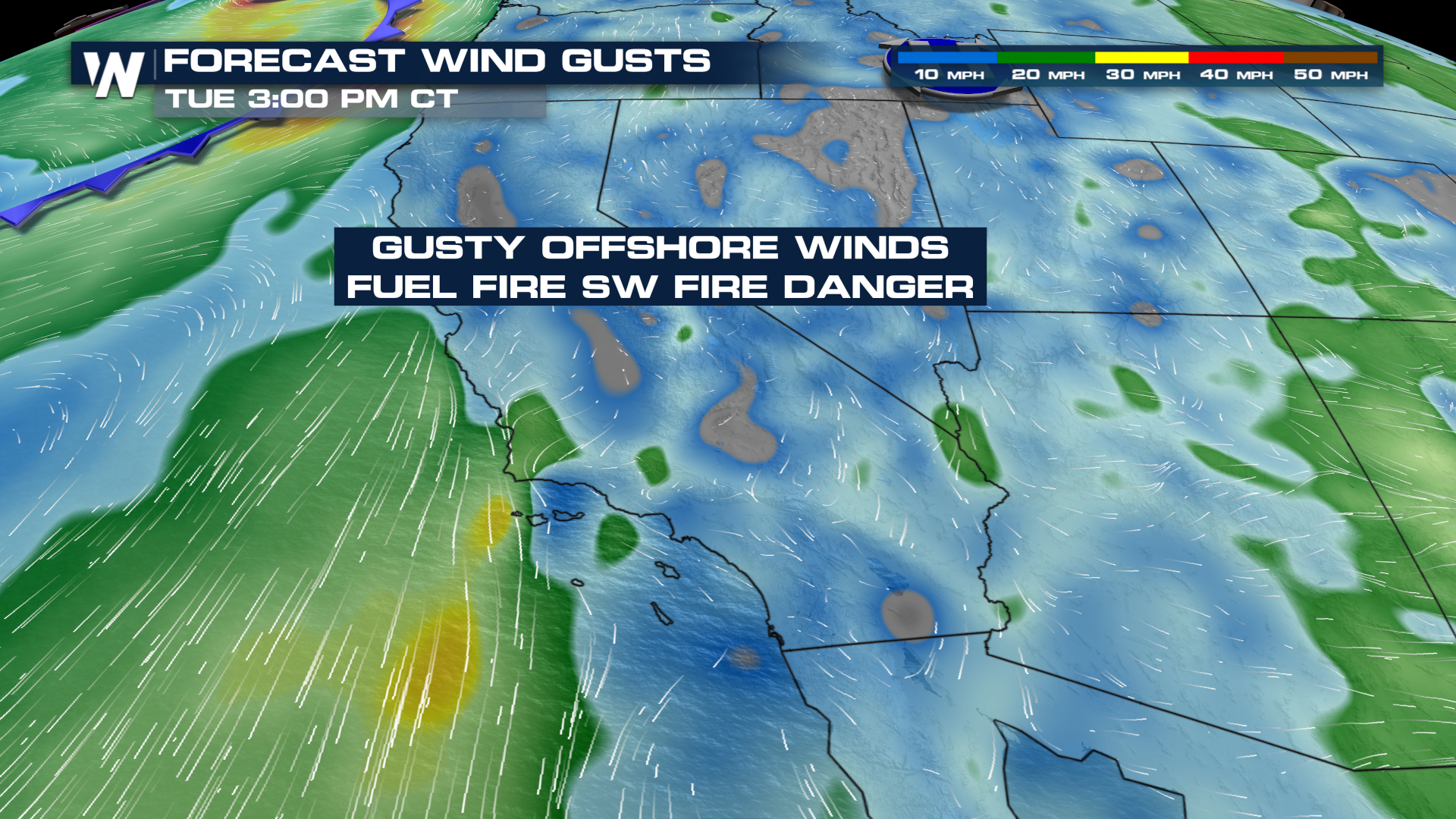 Santa Ana Winds Bring Fire Danger for Southern California - WeatherNation