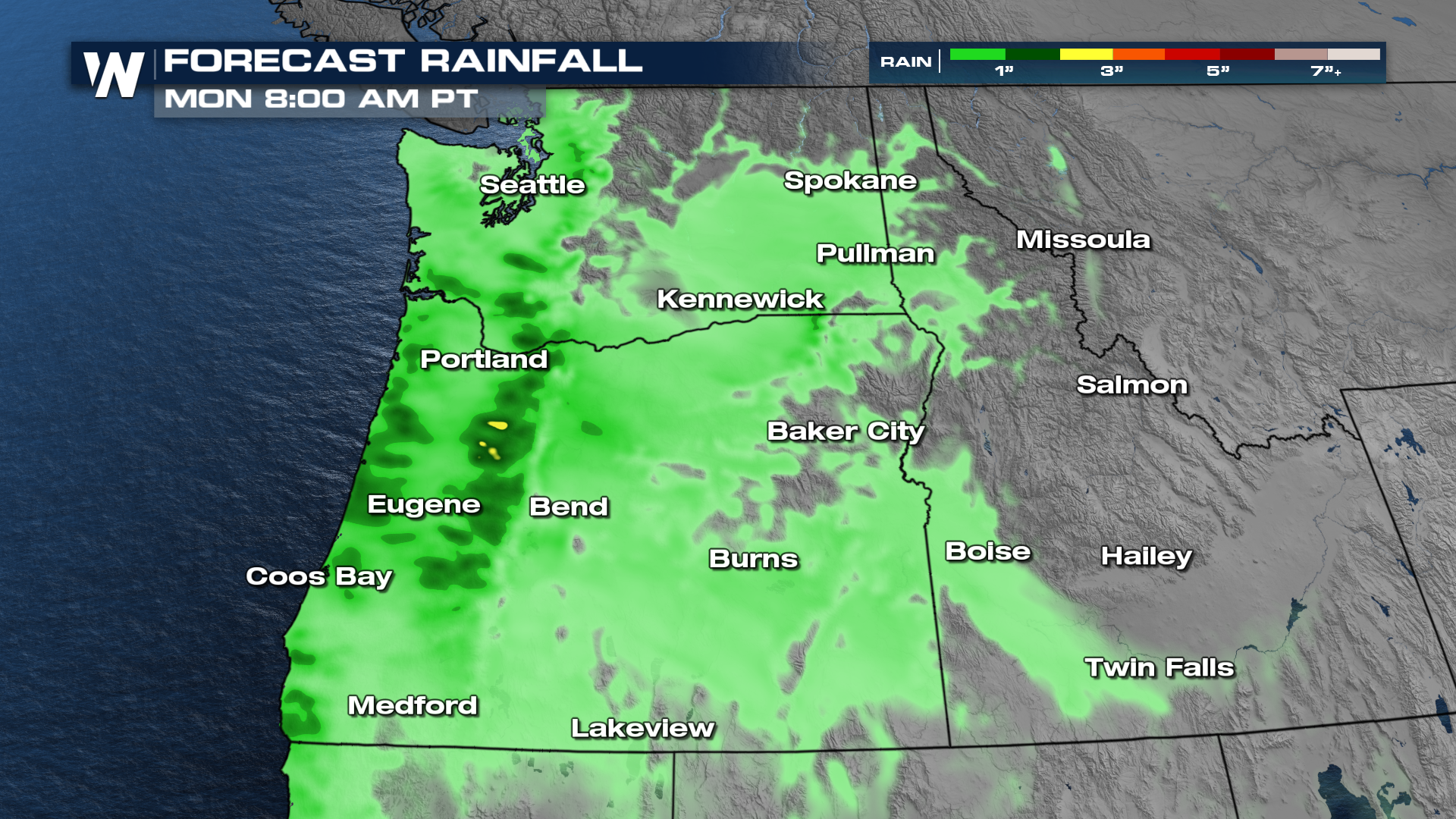 Rain & Snow From the Pacific Coast to the Dakotas - WeatherNation