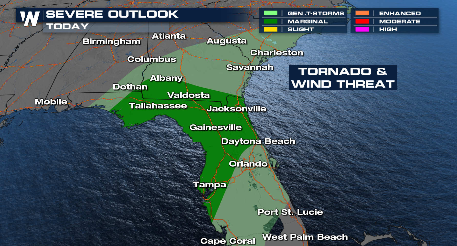 Severe Storms For The South WeatherNation