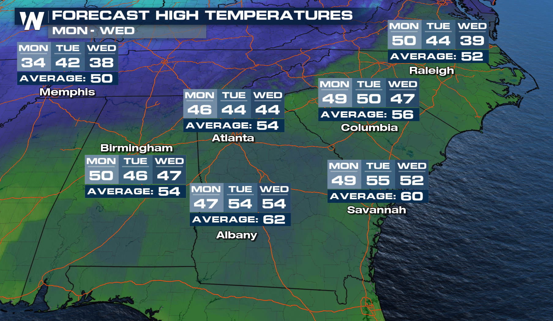 Another Blast of Cold Air For The South - WeatherNation