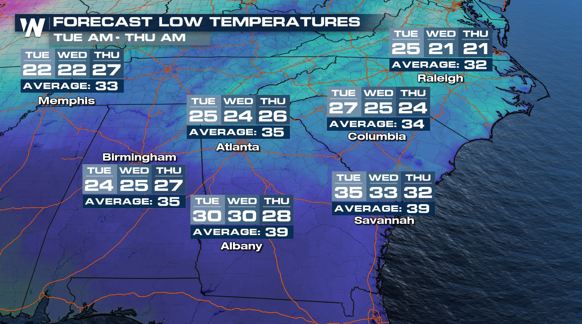 Another Blast of Cold Air For The South - WeatherNation