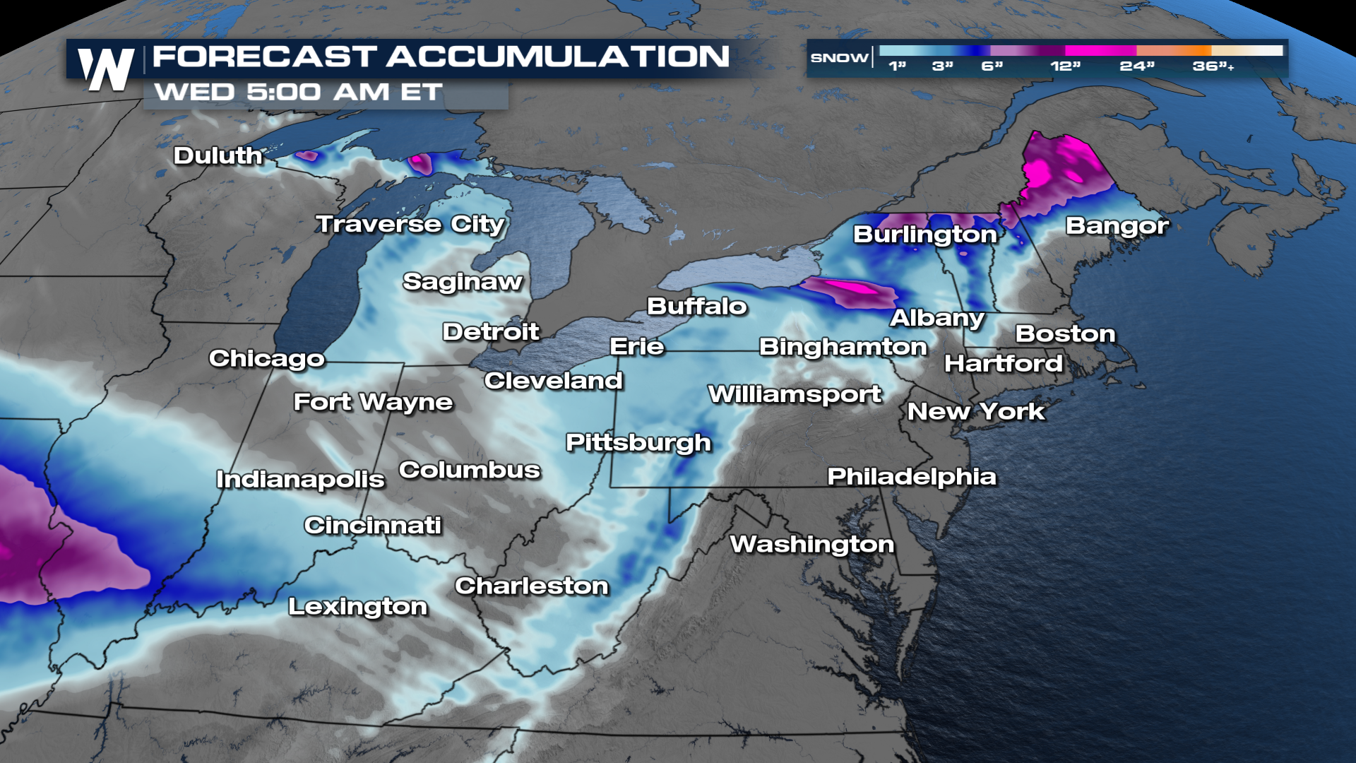 Snow & Ice Stick Around for the Northeast - WeatherNation