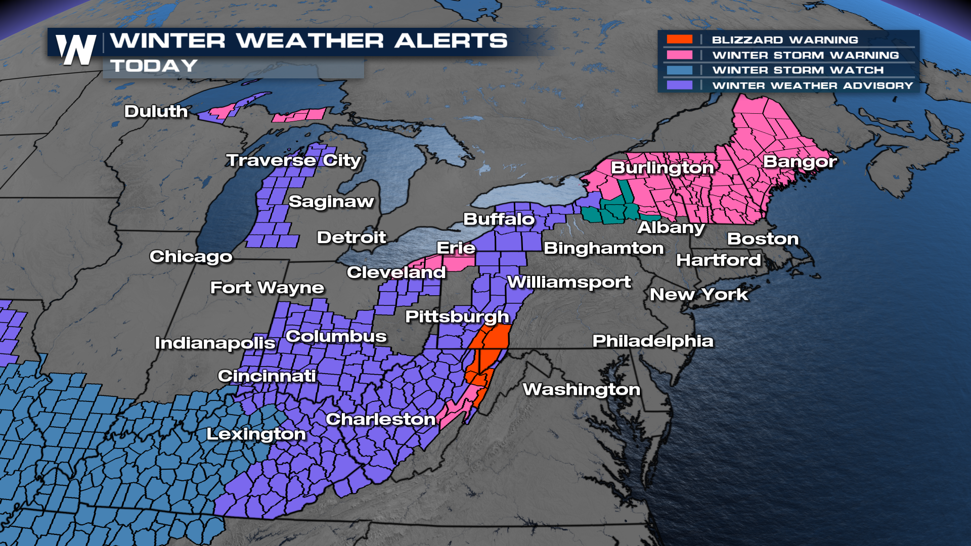 Snow & Ice Stick Around for the Northeast - WeatherNation