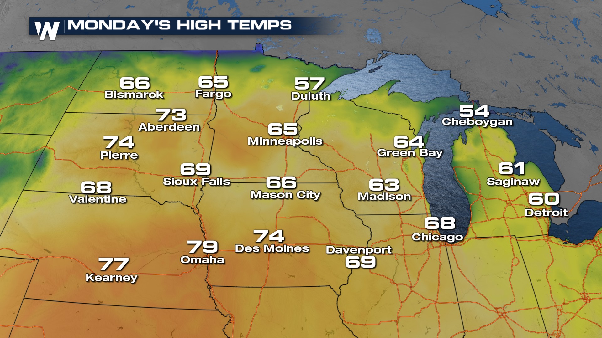 Spring-like Temperatures In the Central Plains - WeatherNation