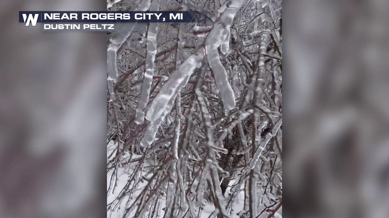 Ice Storm In the Great Lakes Through New England - WeatherNation