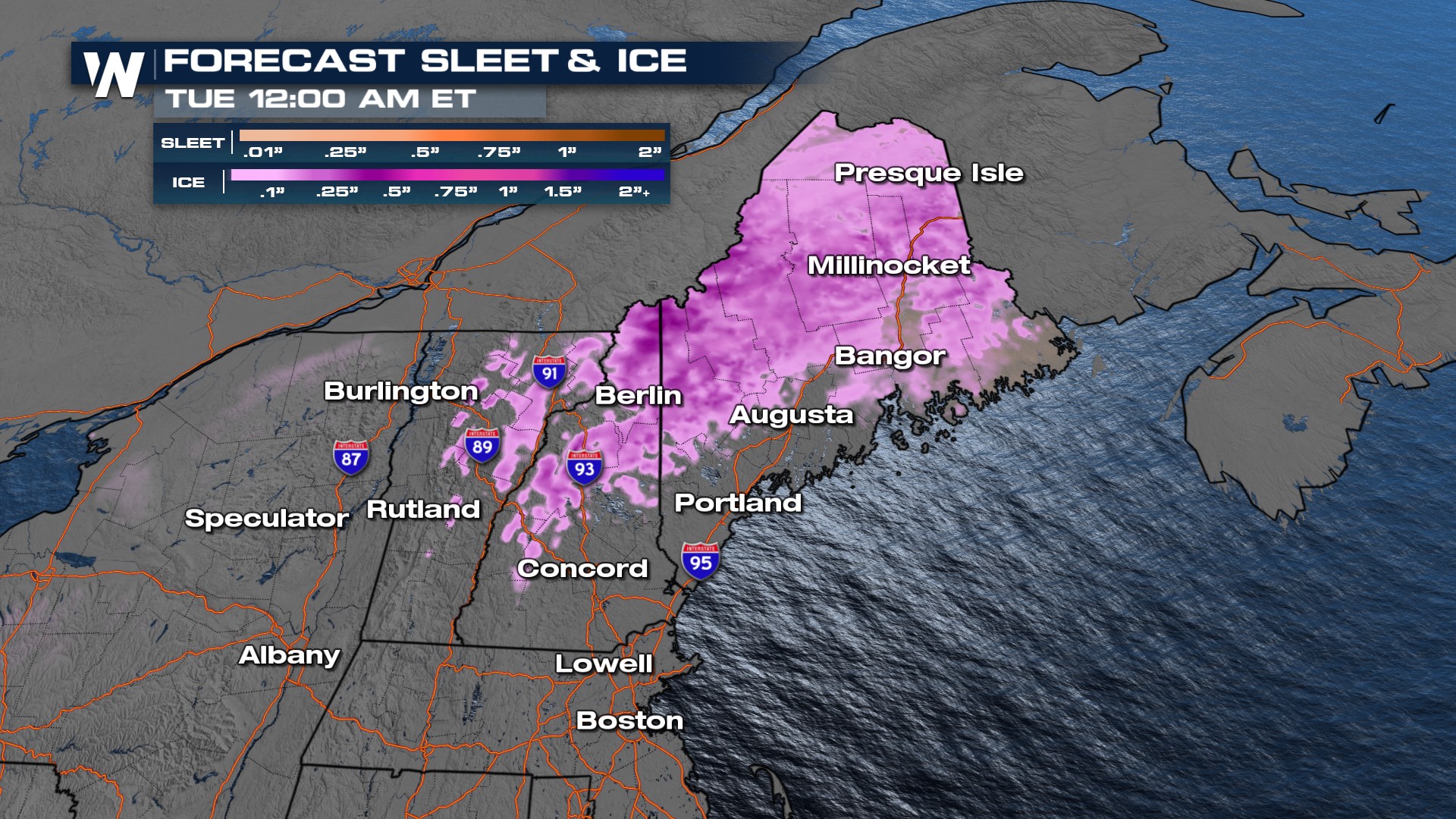 Ice Storm In the Great Lakes Through New England - WeatherNation