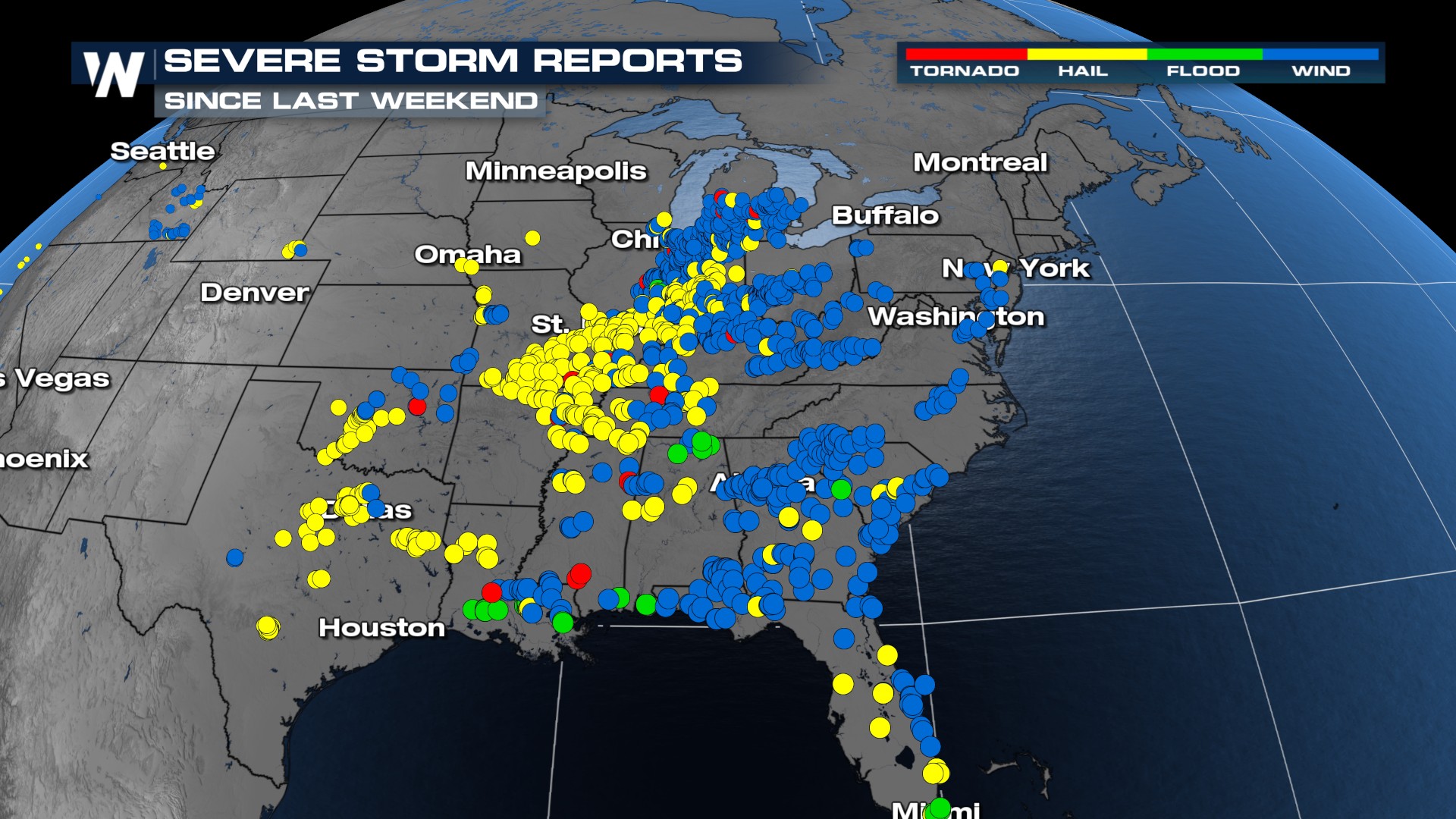 Severe Storms Leave Damage from the Midwest to the Deep South This Week ...