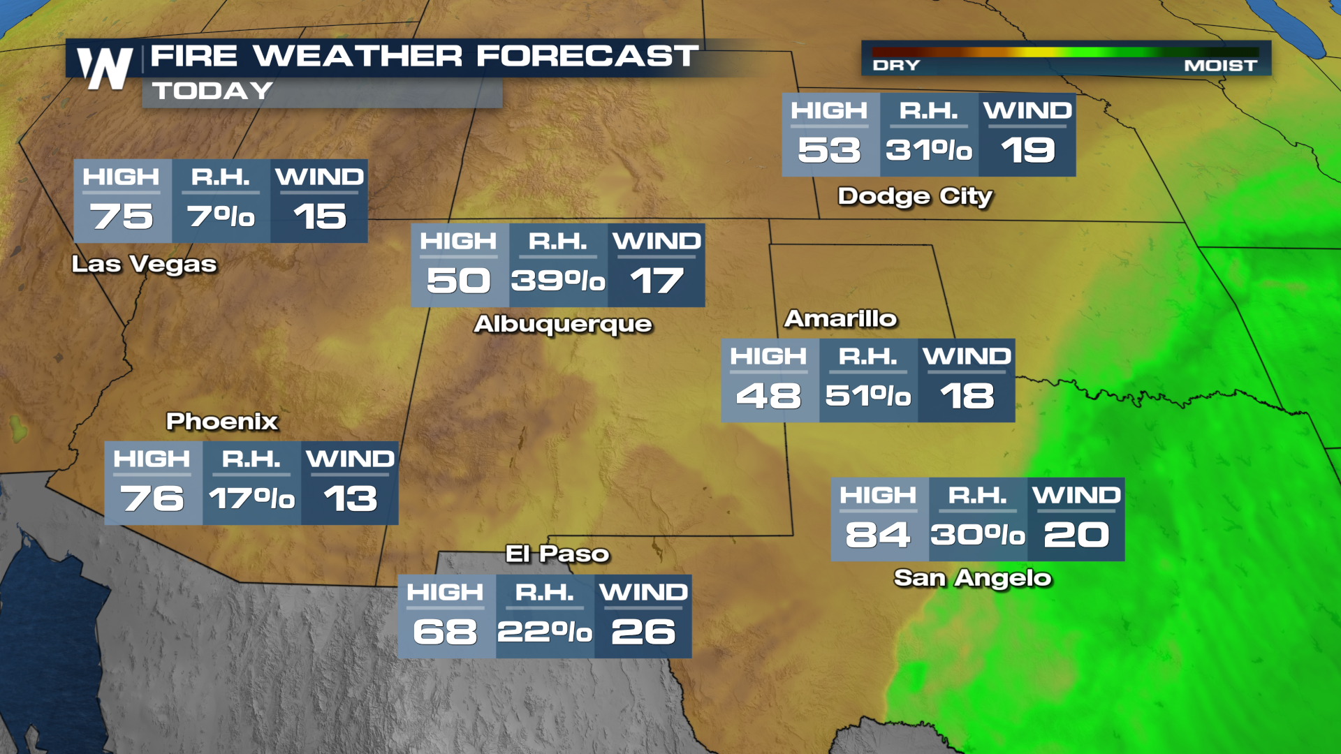 Dry Southwest Keeps Critical Fire Conditions in the Forecast ...