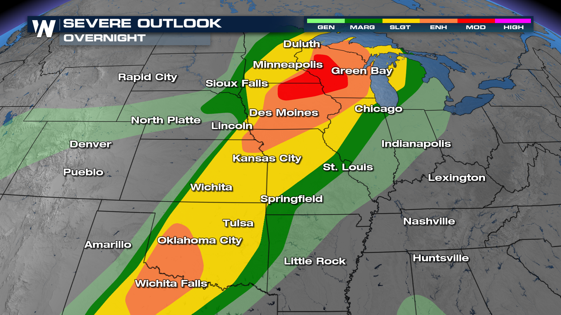 Dangerous Storms Moving Across the Upper Midwest Overnight - WeatherNation