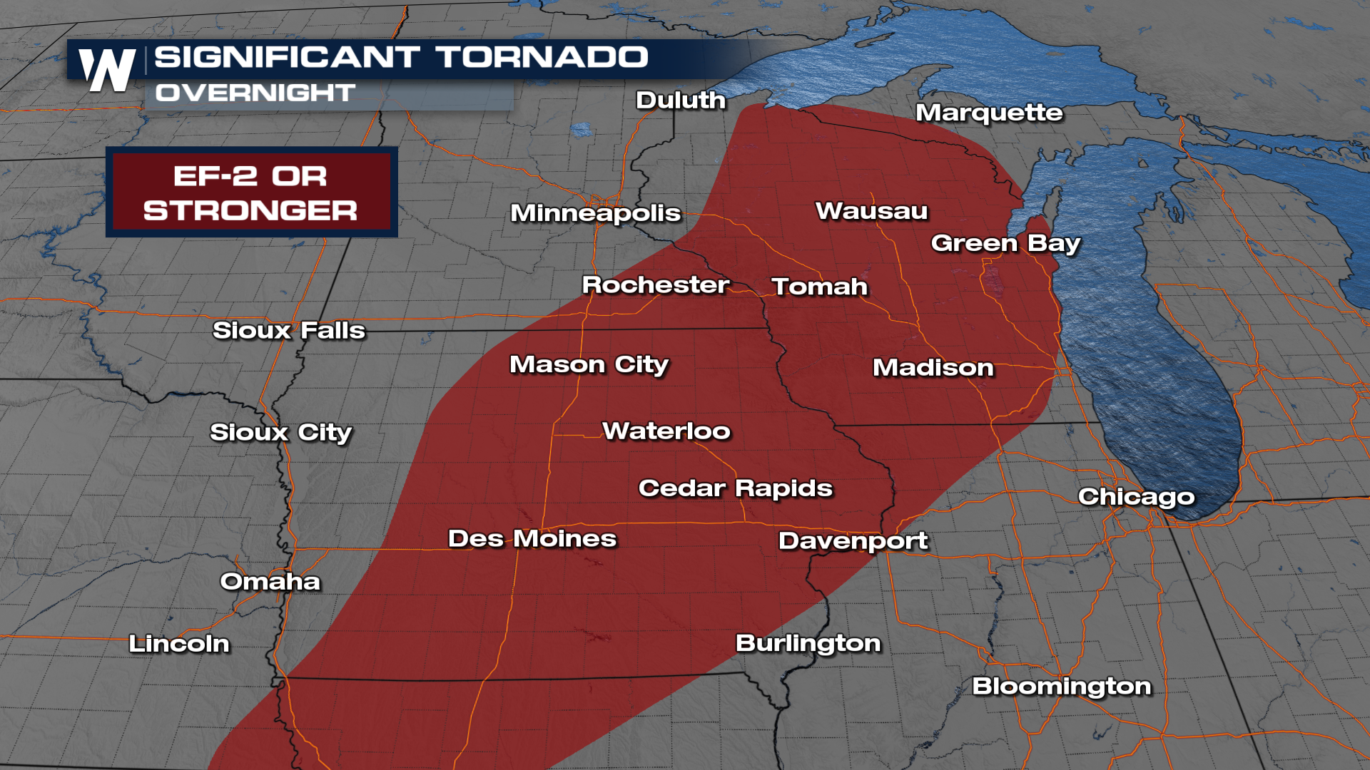 Dangerous Storms Moving Across the Upper Midwest Overnight - WeatherNation