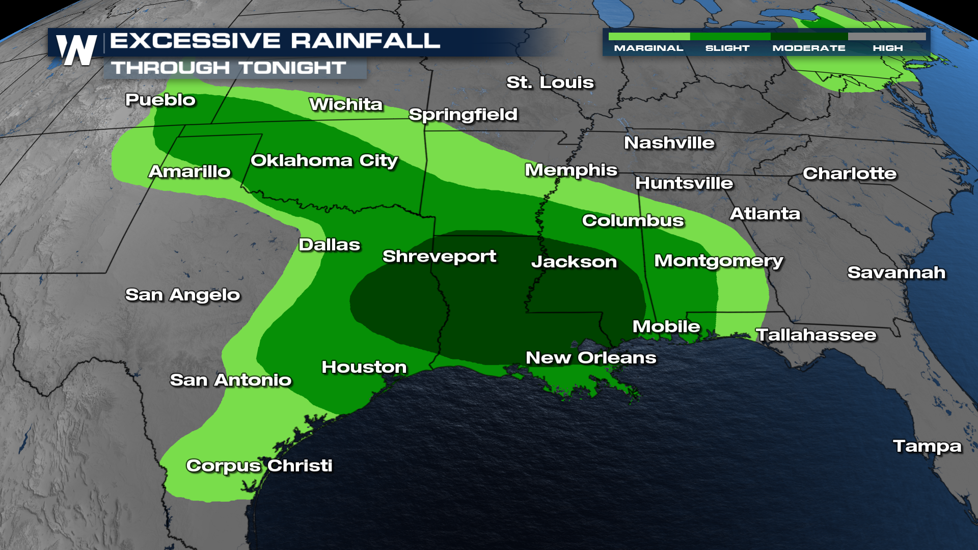 Flooding Threat Takes Aim at the Gulf Coast - WeatherNation