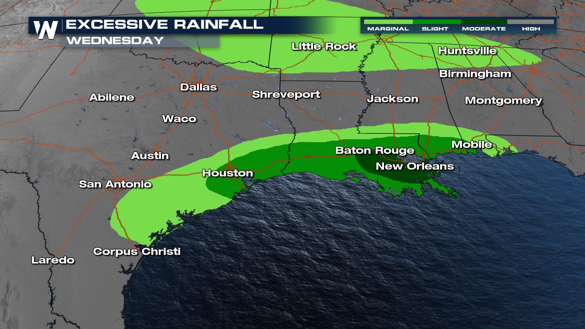 Flooding Threat Takes Aim at the Gulf Coast - WeatherNation