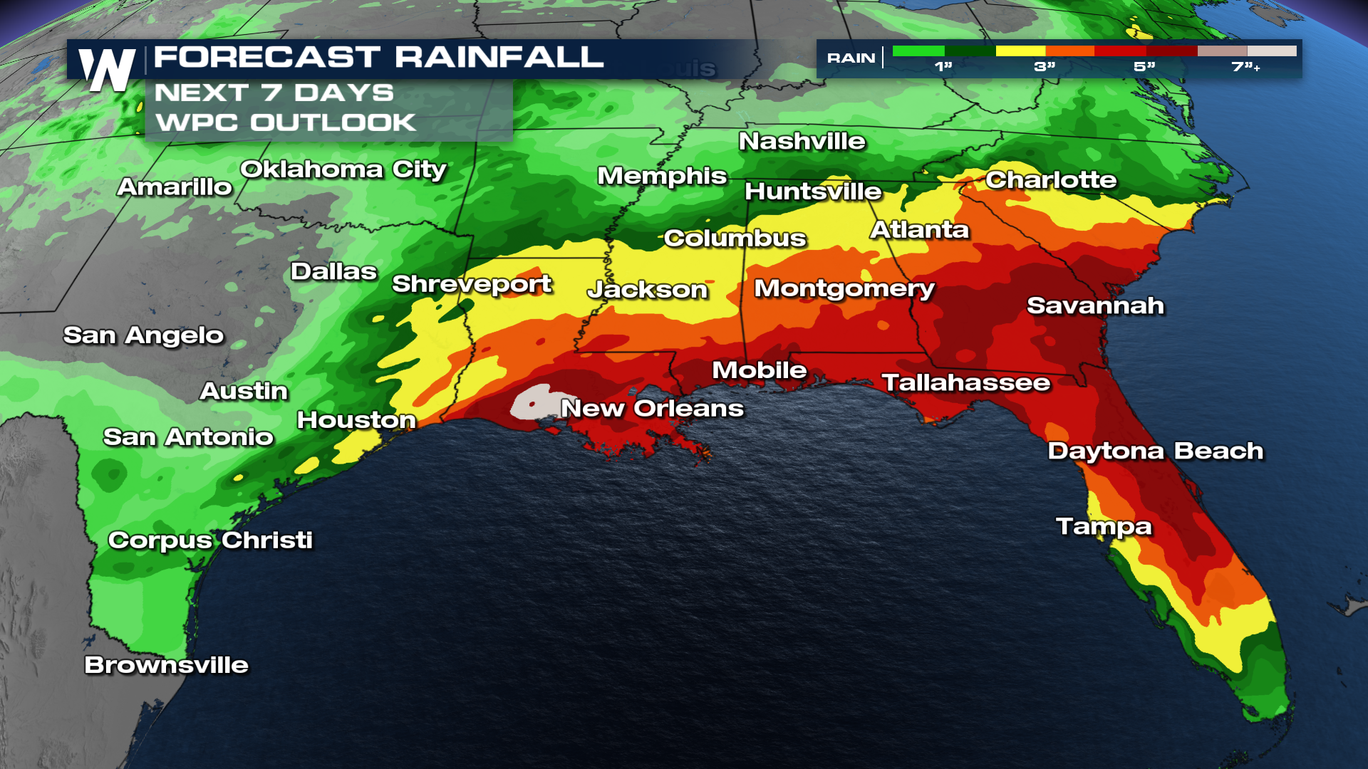 Flooding Threat Takes Aim at the Gulf Coast - WeatherNation