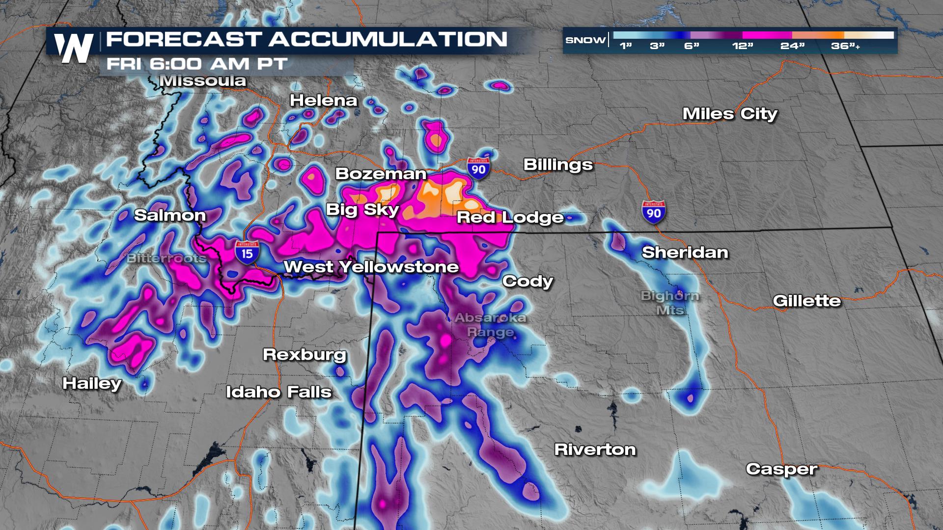 Rain & Snow For The Northern Rockies - WeatherNation