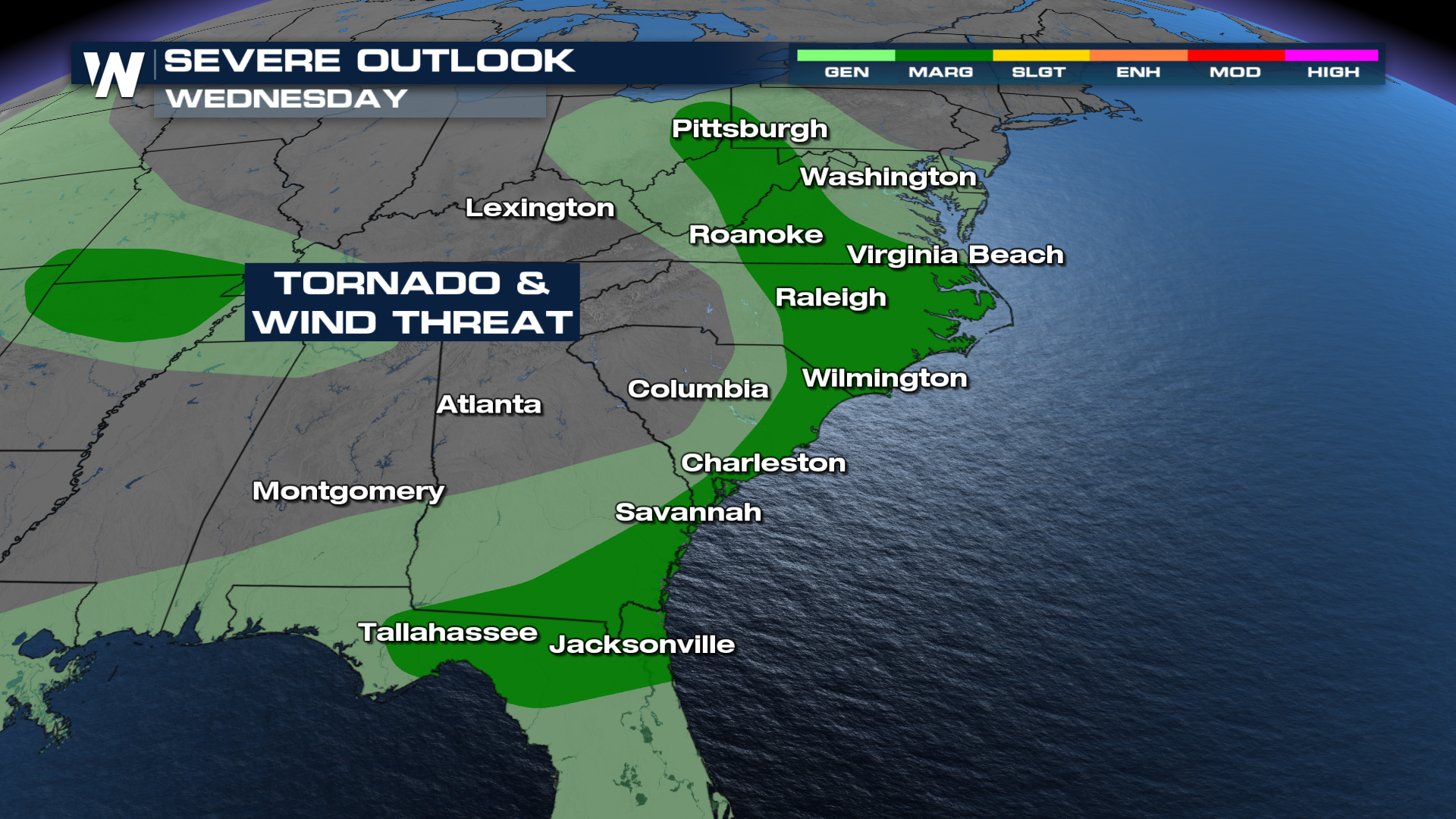 Severe Storms Move East Overnight - WeatherNation