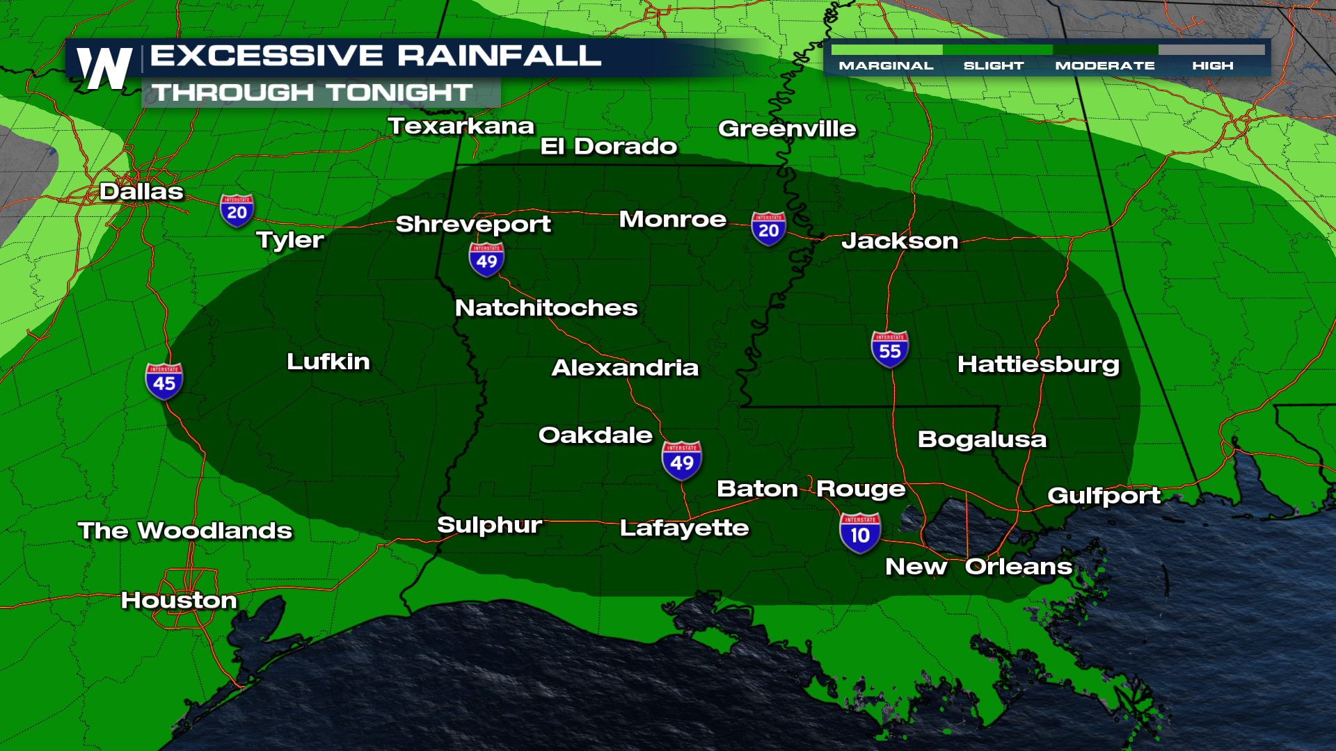 Flooding Threat Takes Aim at the Gulf Coast - WeatherNation