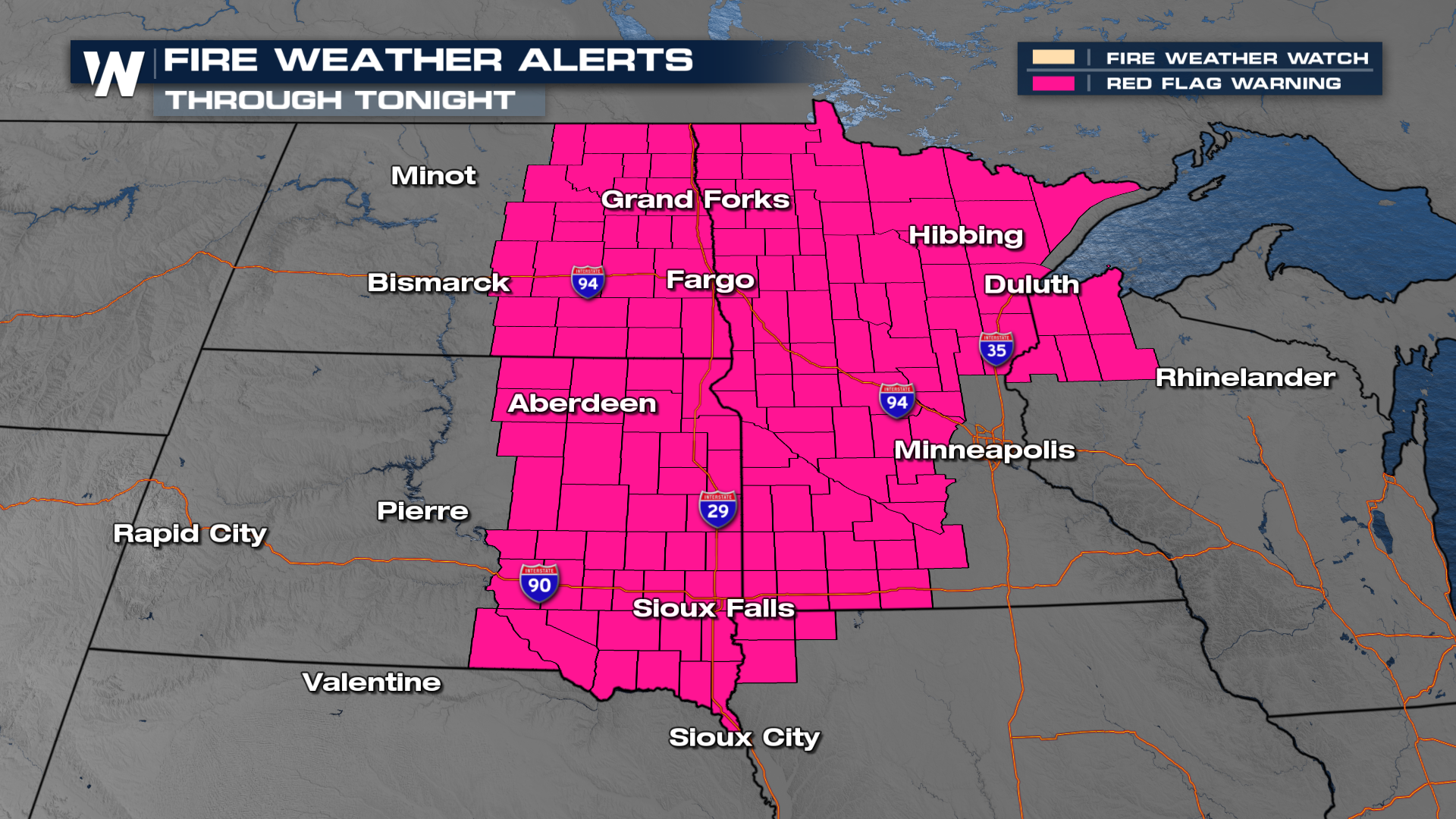 Summertime Heat Prompts Fire Danger in the Northern Plains - WeatherNation