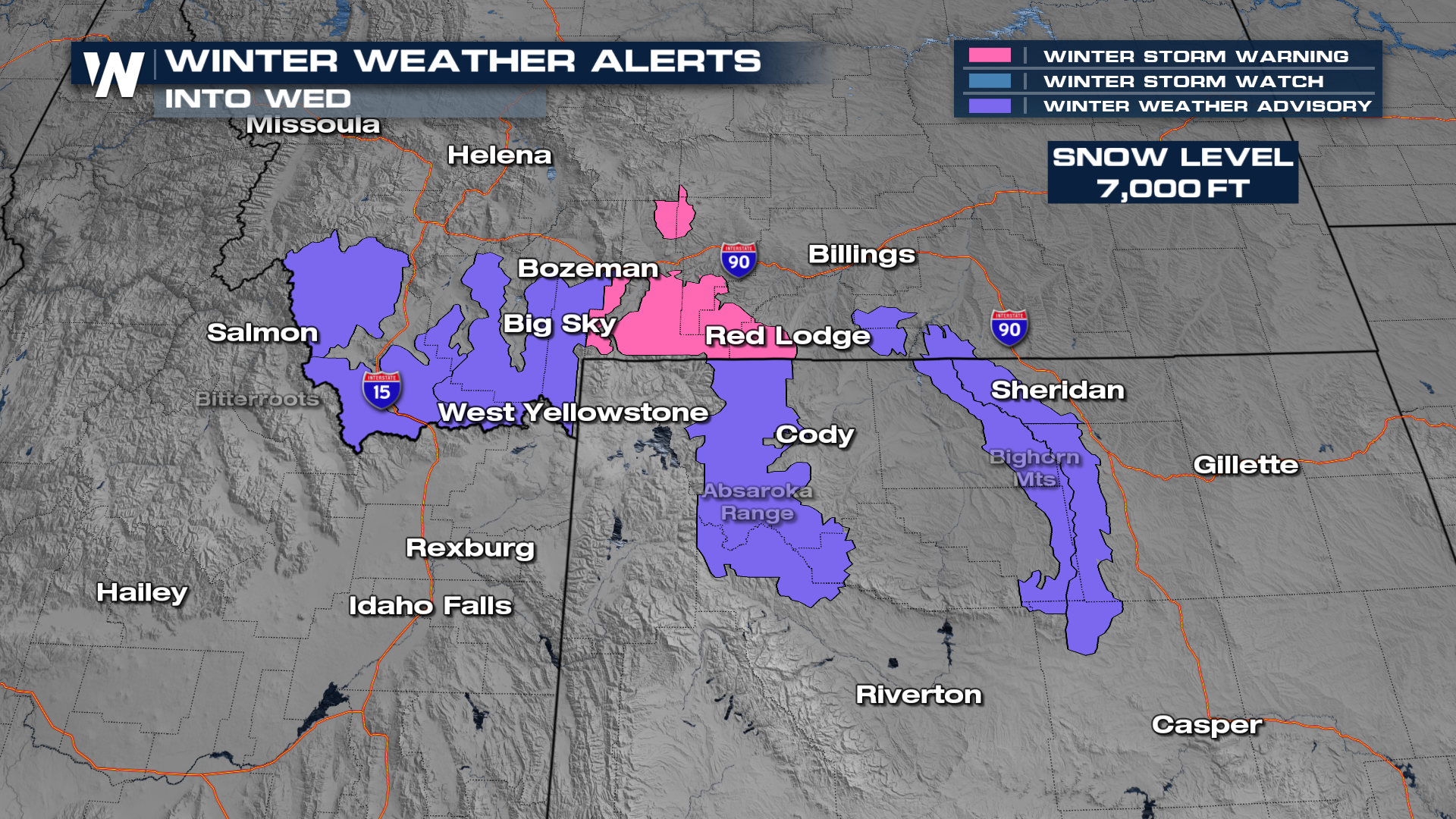 Rain & Snow For The Northern Rockies - WeatherNation