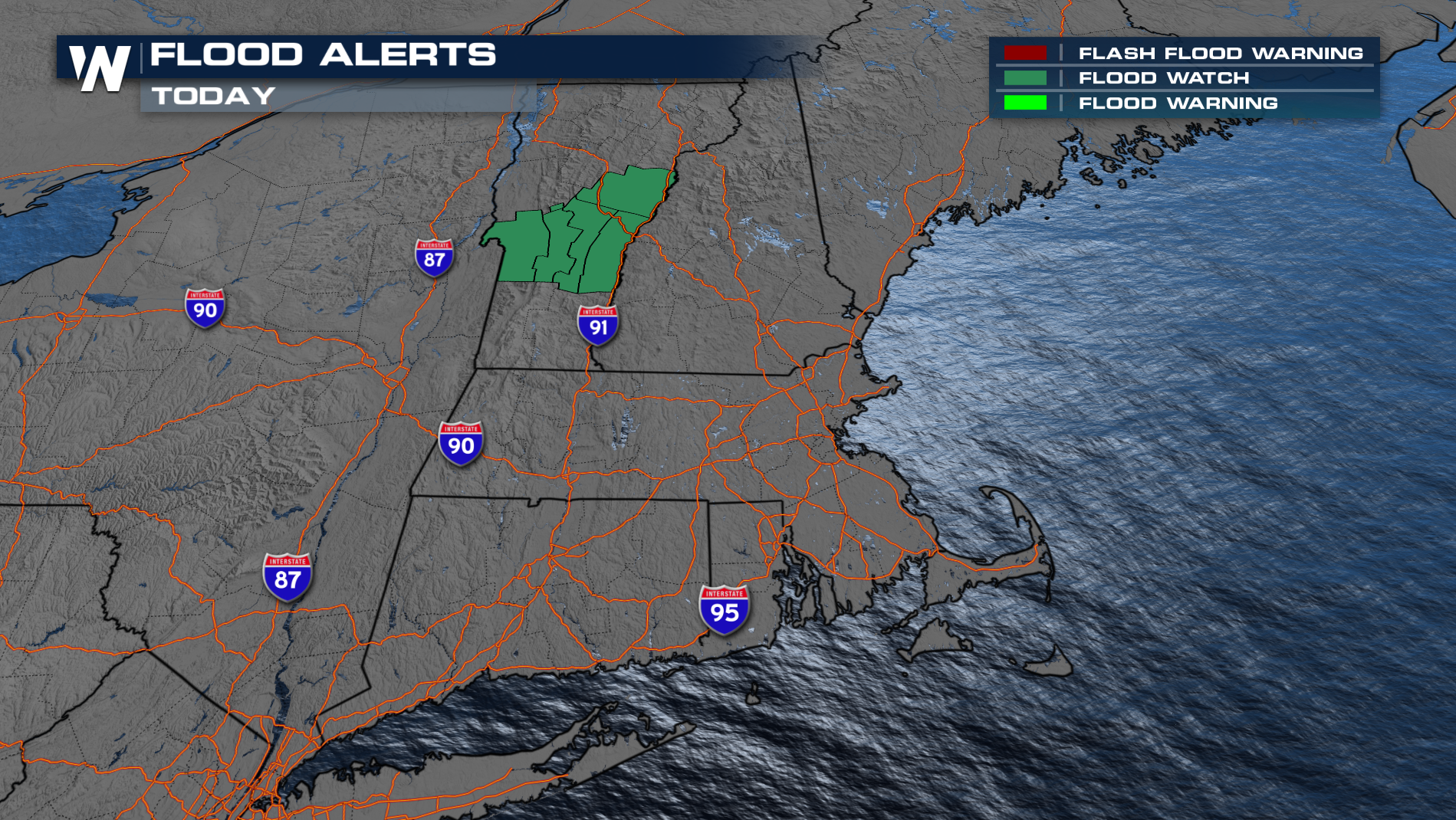 Flood Threat Lingers in New England Saturday - WeatherNation