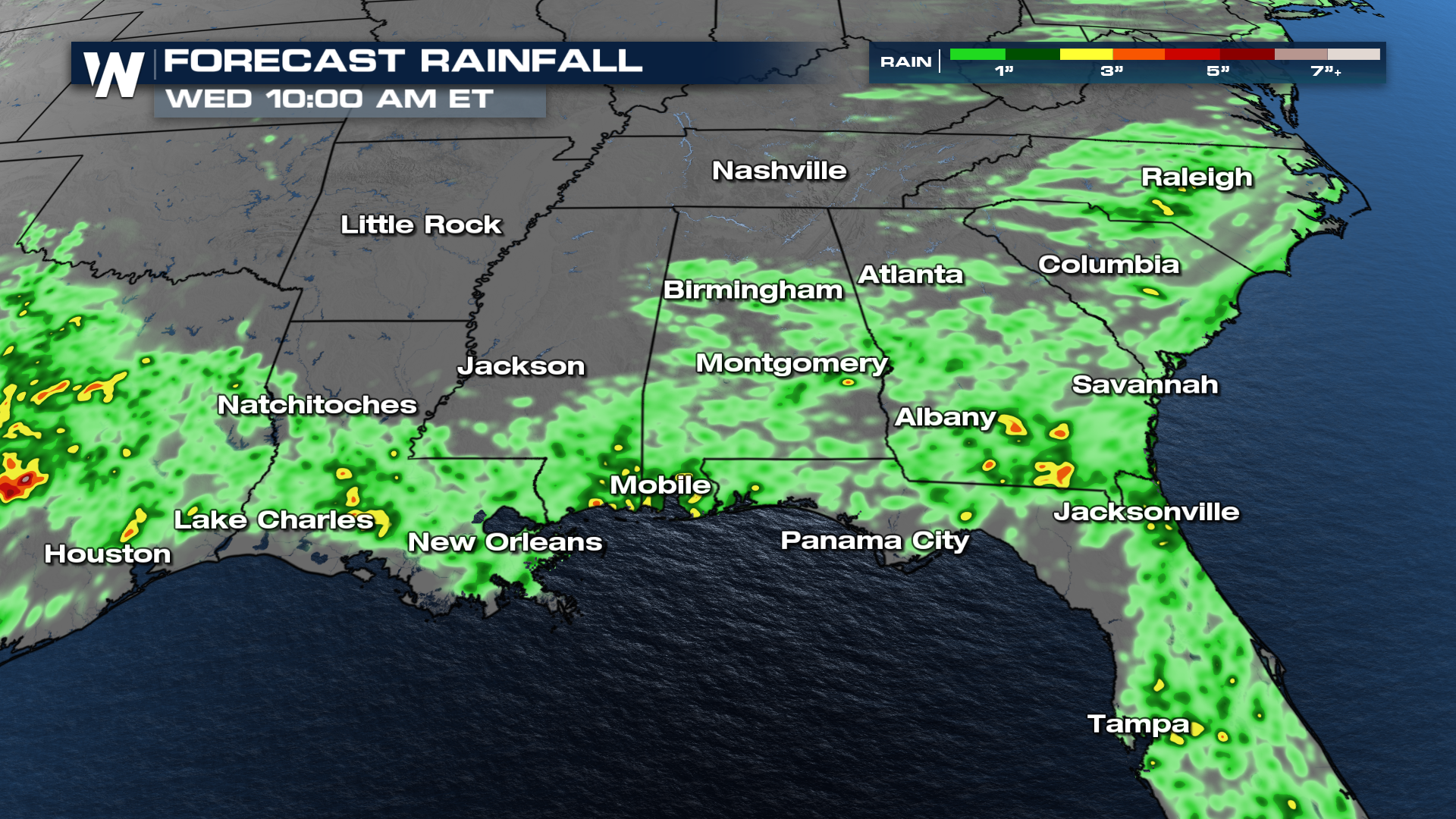 Severe Storms Possible Again Today in the Southeast - WeatherNation